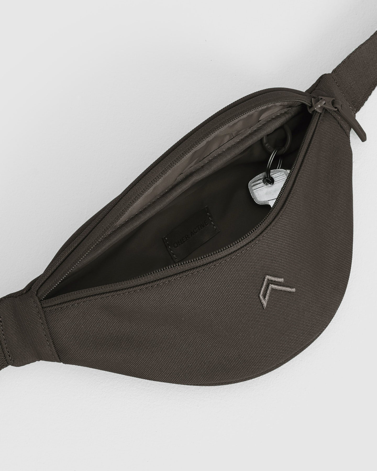 Classic Canvas Bumbag | Dark Taupe Brown - Image 5