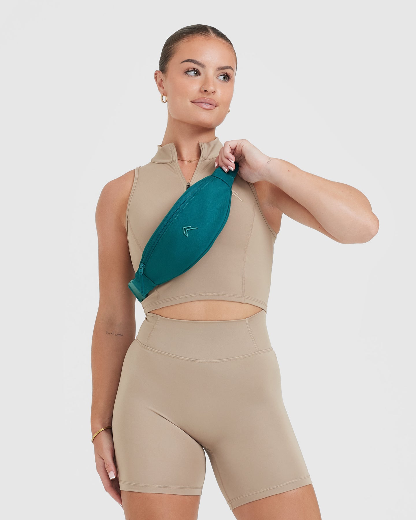 Alternative view of Classic Canvas Bumbag | Marine Teal