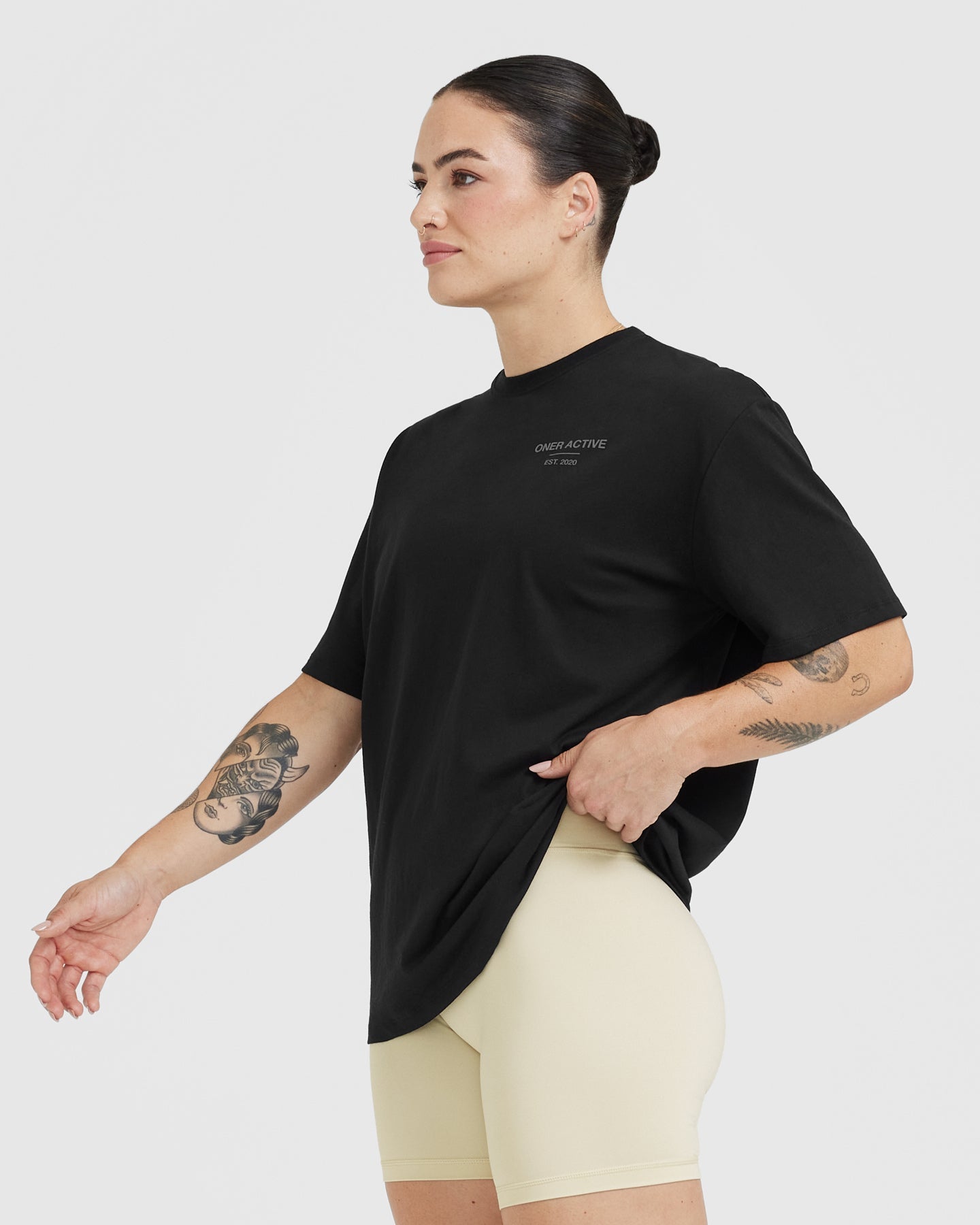 Classic Lifters Graphic Oversized Lightweight T-Shirt | Black - Image 3