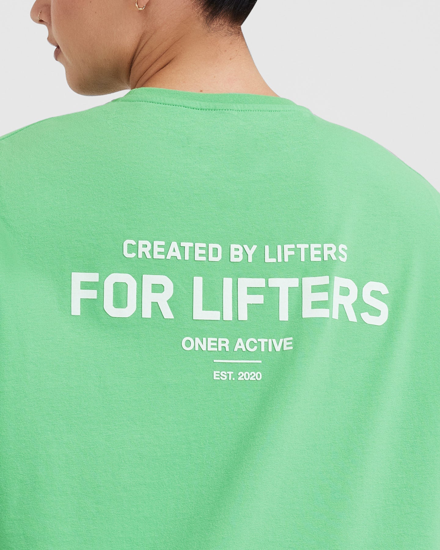 Classic Lifters Graphic Oversized Lightweight T-Shirt | Jade - Image 5