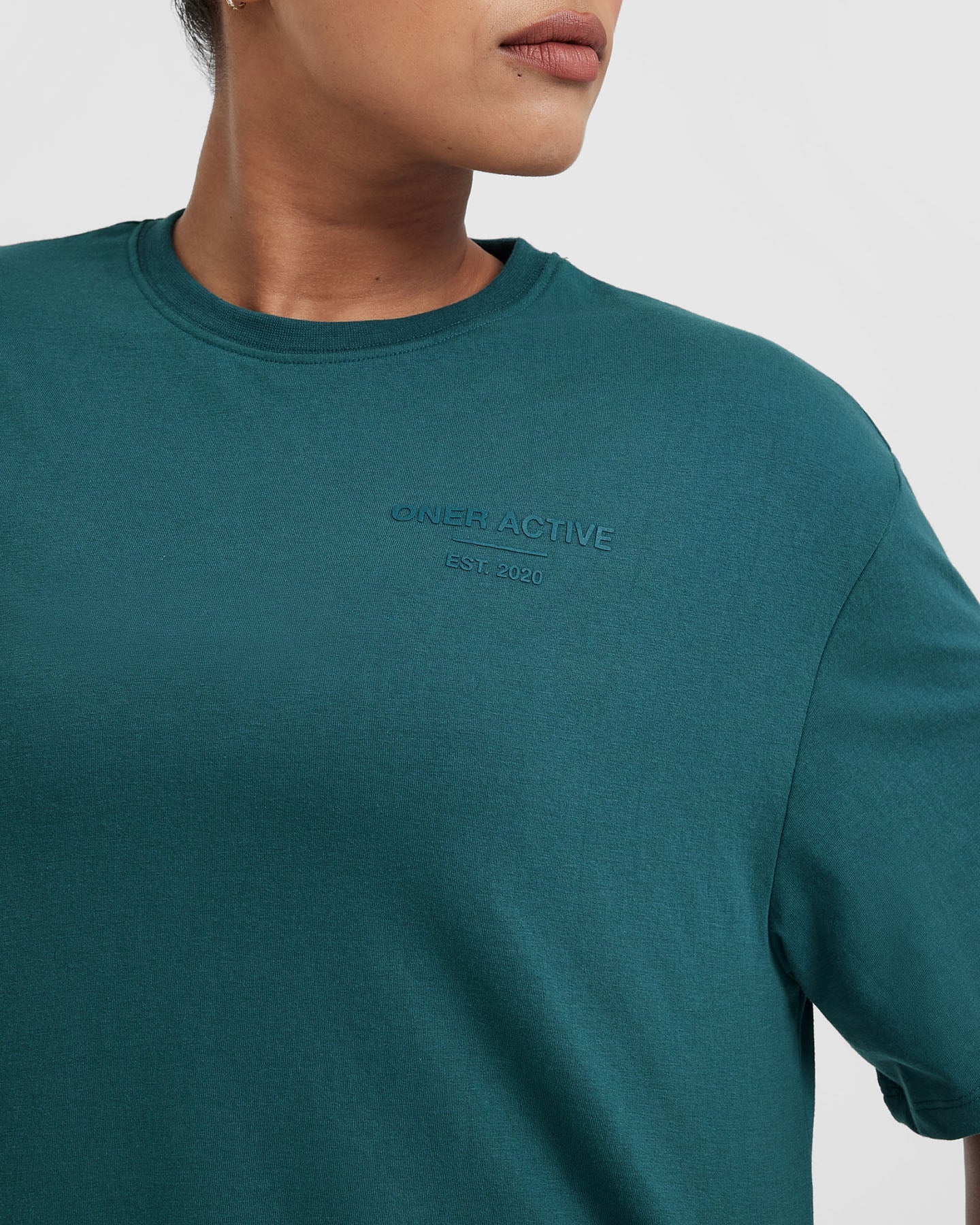 Classic Lifters Graphic Oversized Lightweight T-Shirt | Marine Teal - Image 4