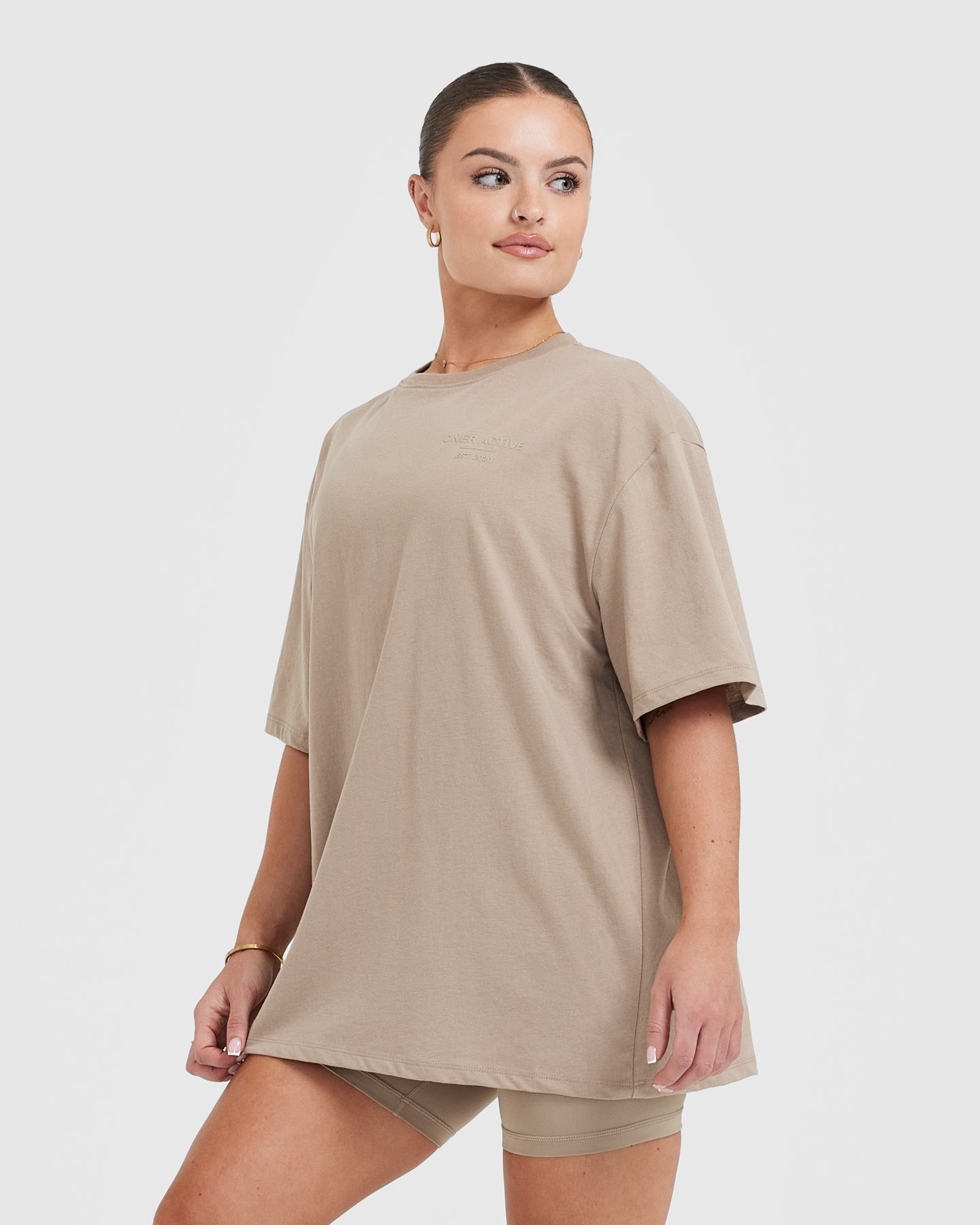 Classic Lifters Graphic Oversized Lightweight T-Shirt | Sandstone - Image 3