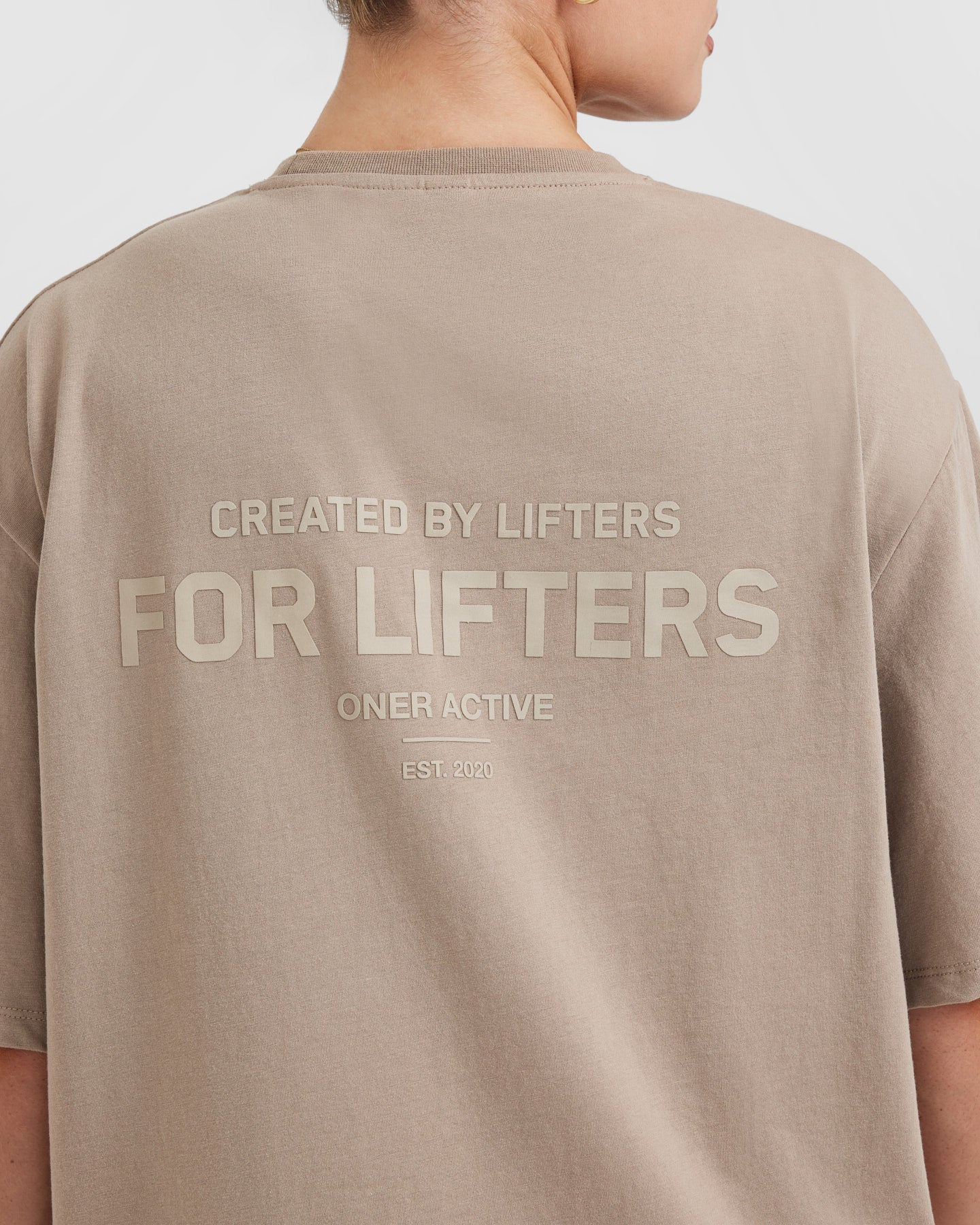 Classic Lifters Graphic Oversized Lightweight T-Shirt | Sandstone - Image 5