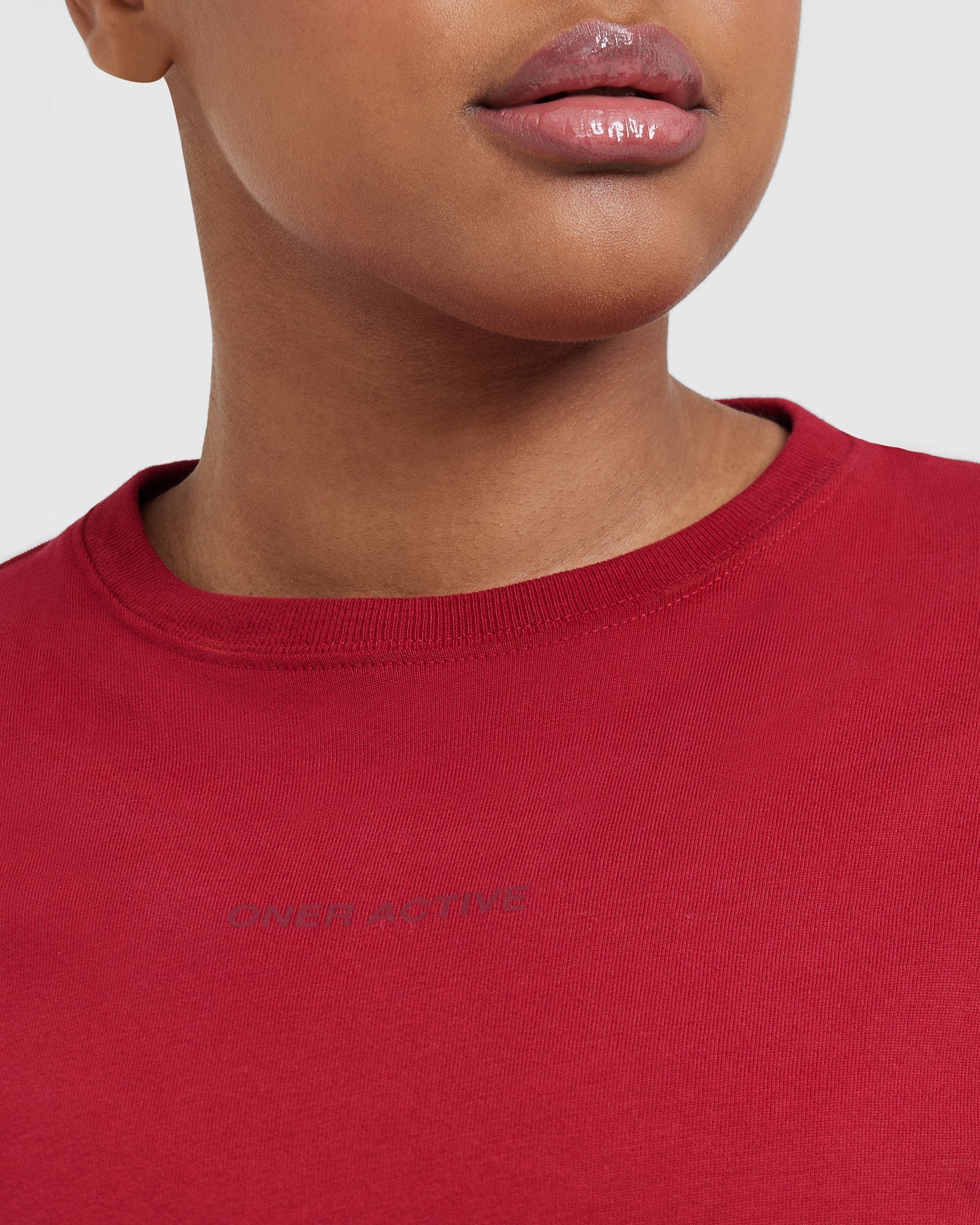 Classic Mirror Graphic Oversized T-Shirt | Washed Red Wine - Image 4
