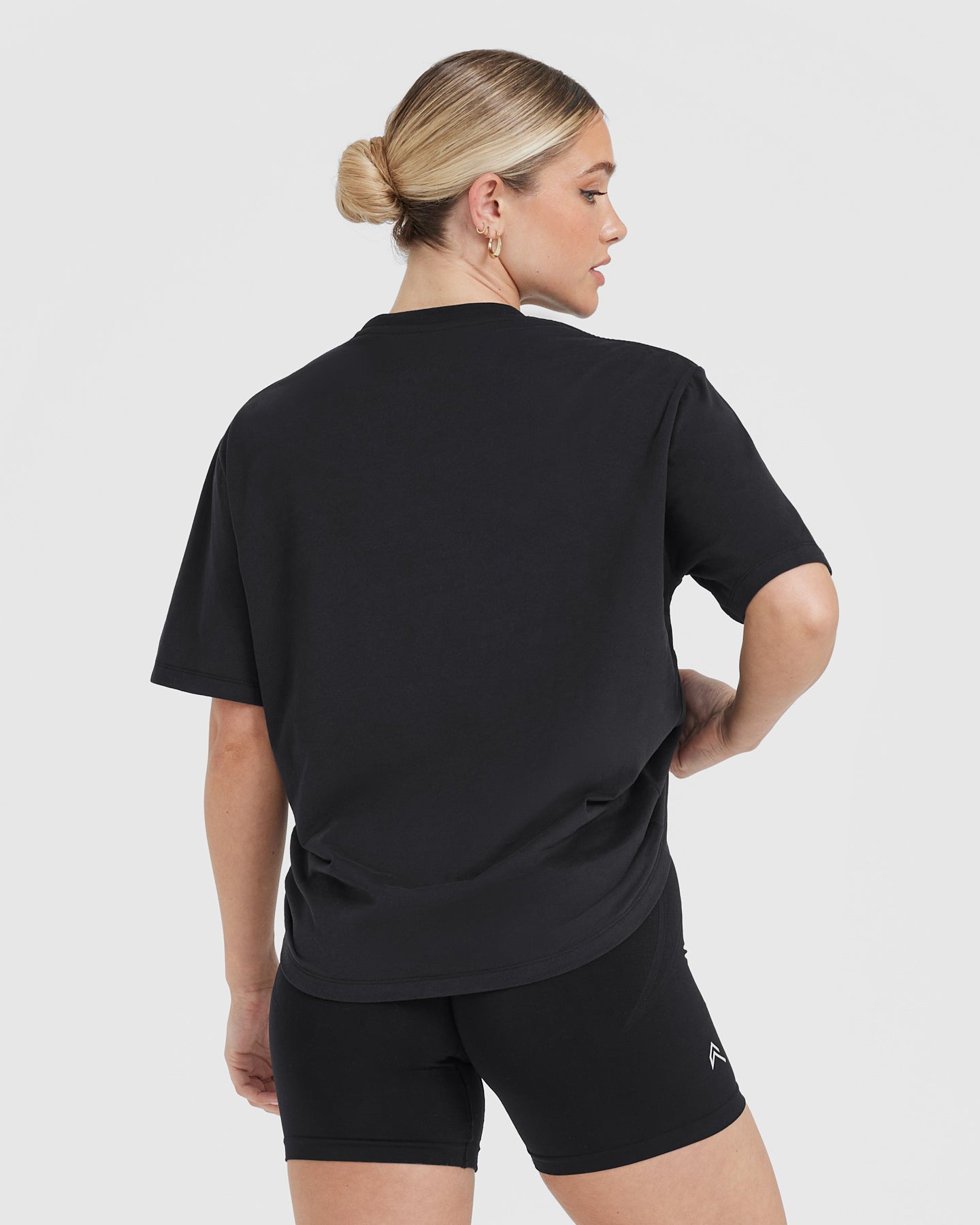 Alternative view of Classic Oversized Lightweight T-Shirt | Black