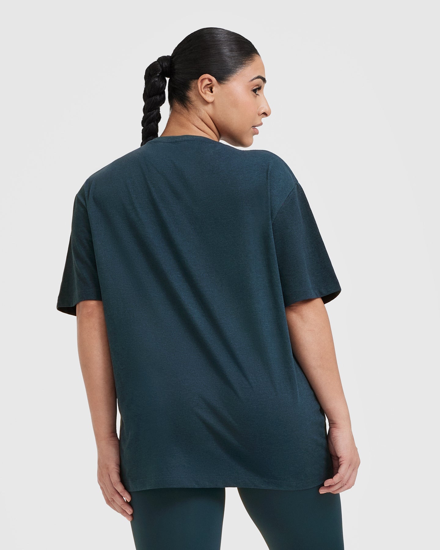 Alternative view of Classic Oversized Lightweight T-Shirt | Oil Blue