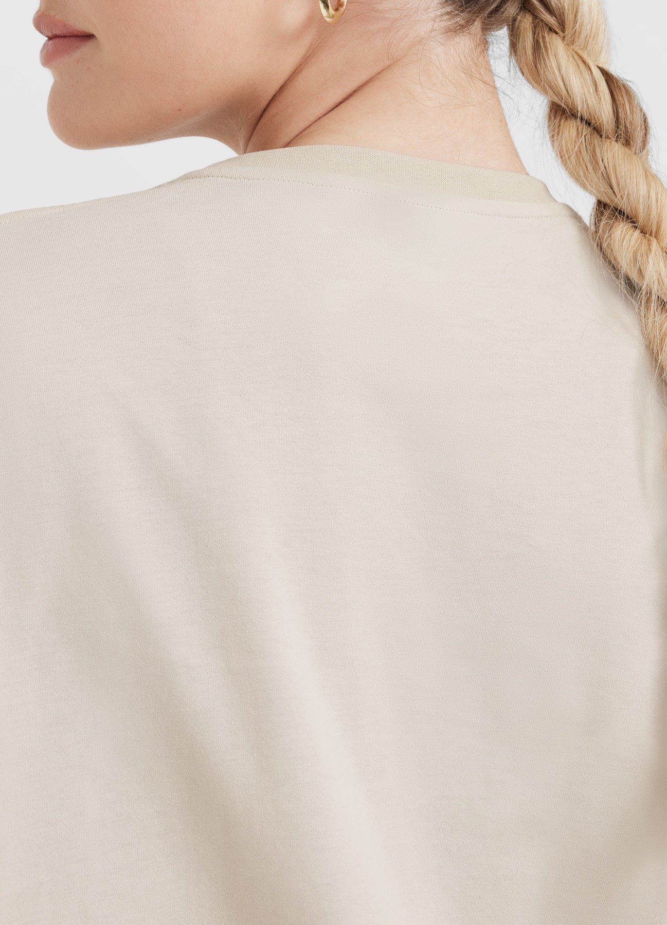 Classic Oversized Lightweight T-Shirt | Washed Sand - Image 5