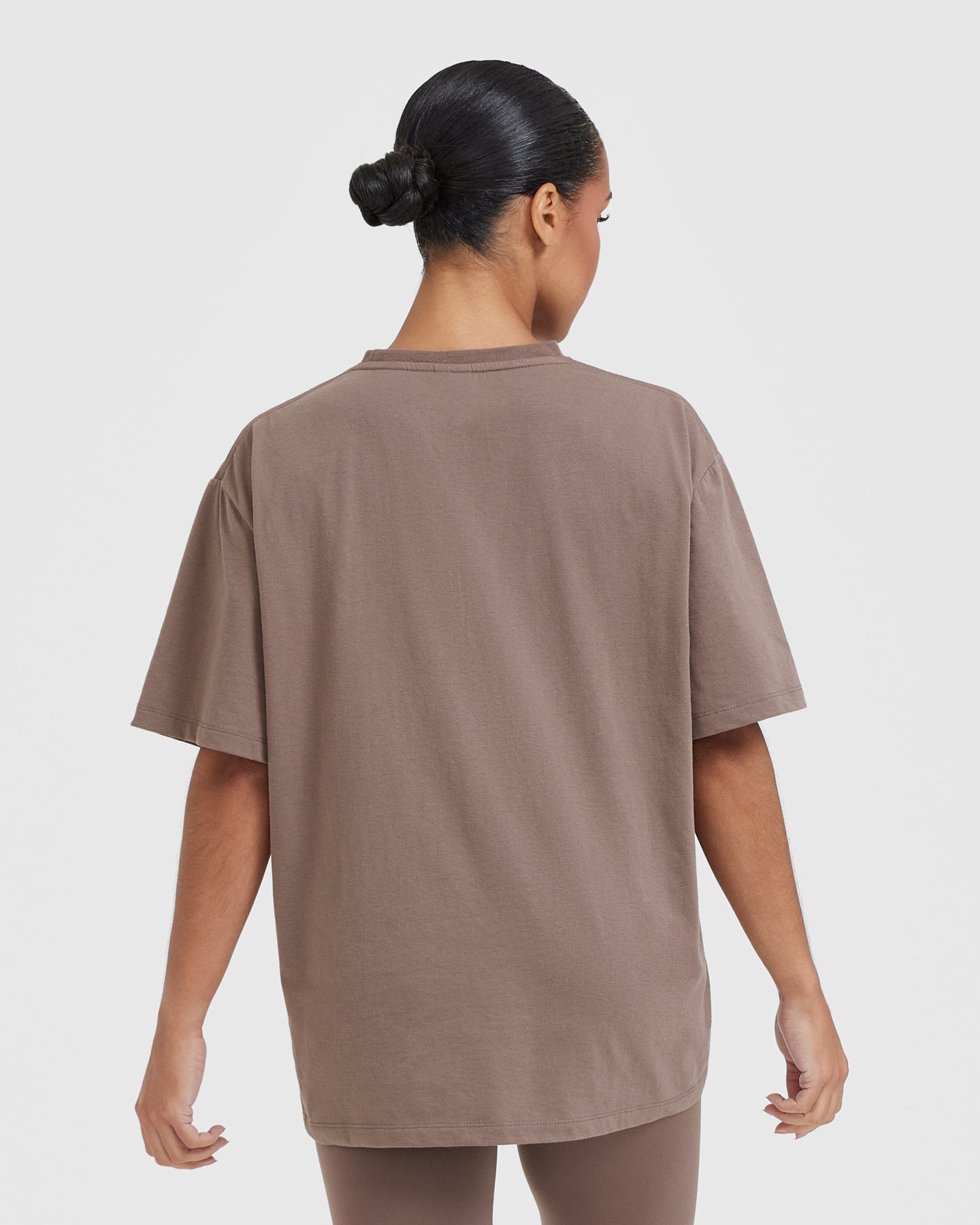 Alternative view of Classic Oversized Lightweight T-Shirt | Cool Brown