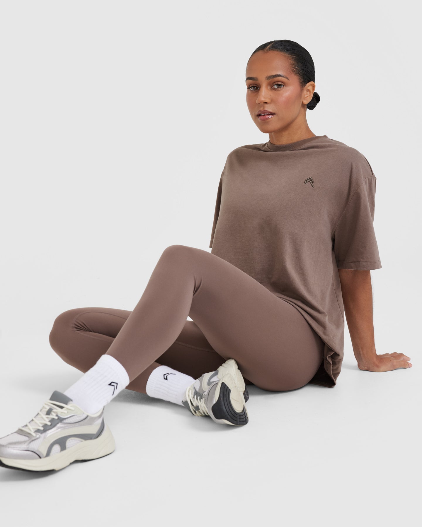 Classic Oversized Lightweight T-Shirt | Cool Brown - Image 5
