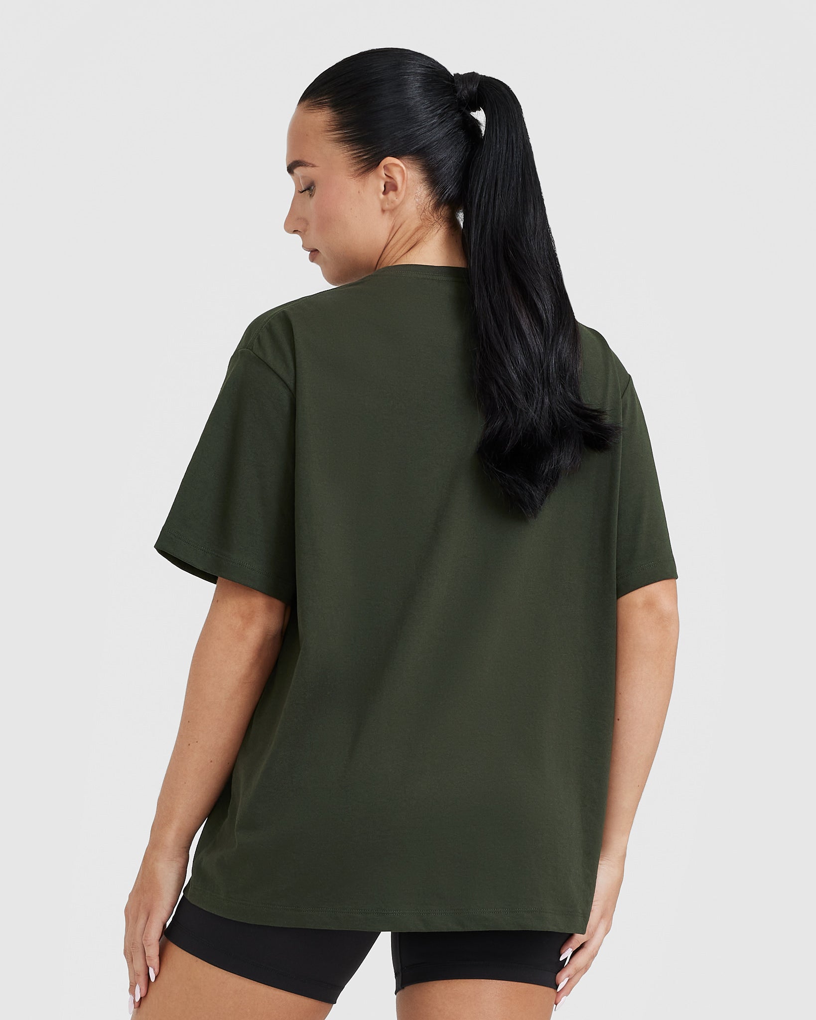 Alternative view of Classic Oversized Lightweight T-Shirt | Khaki