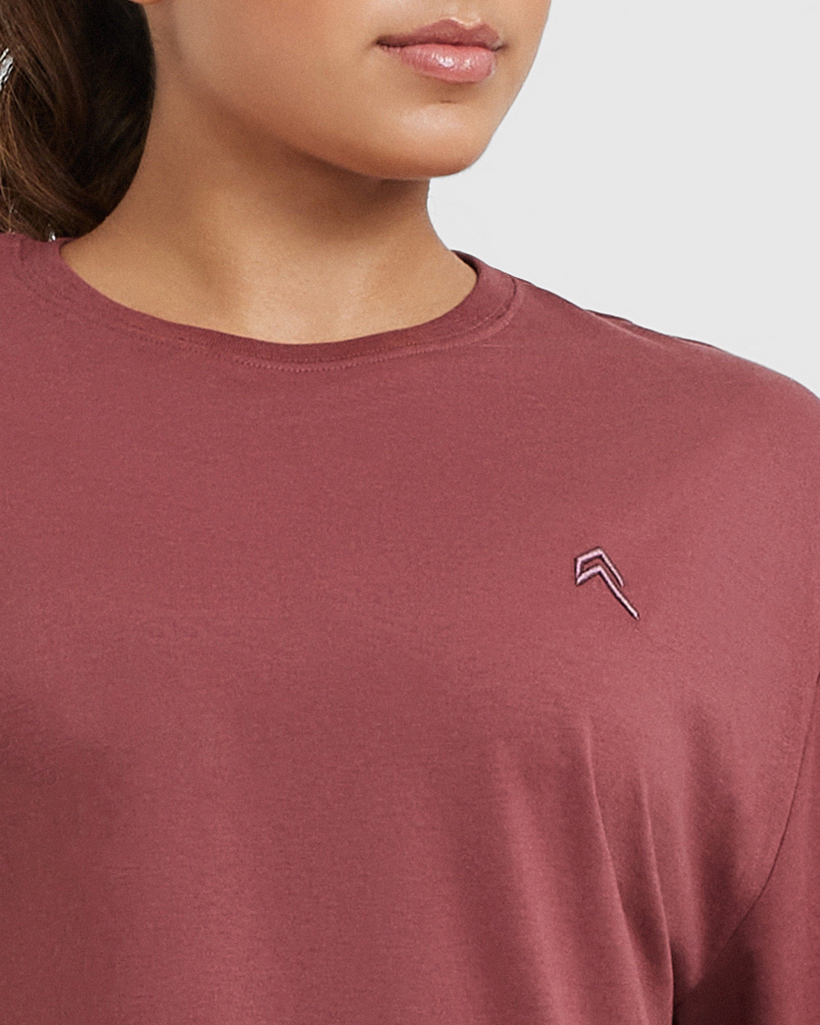 Classic Oversized Lightweight T-Shirt | Berry - Image 5