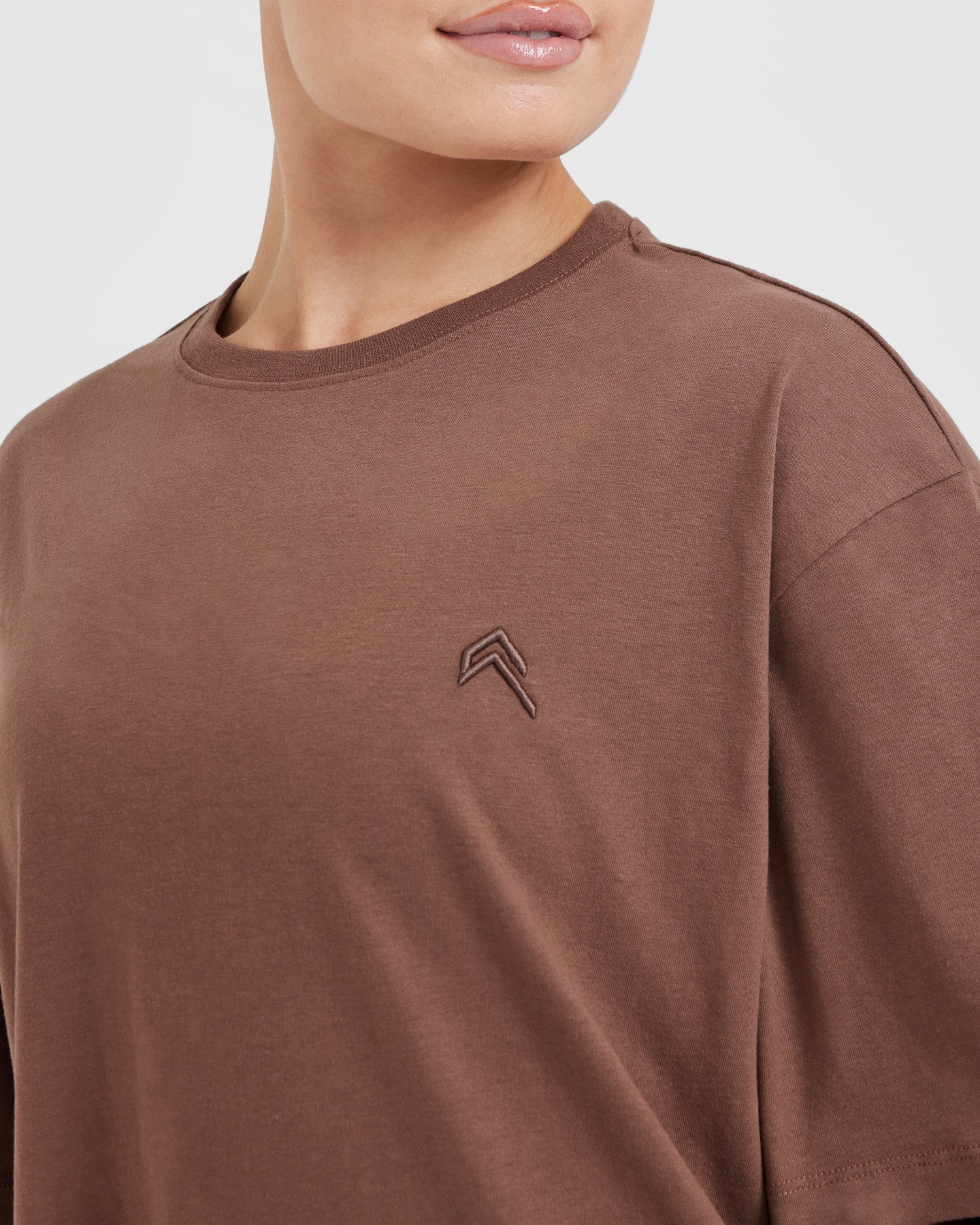 Classic Oversized Lightweight T-Shirt | Chestnut - Image 4