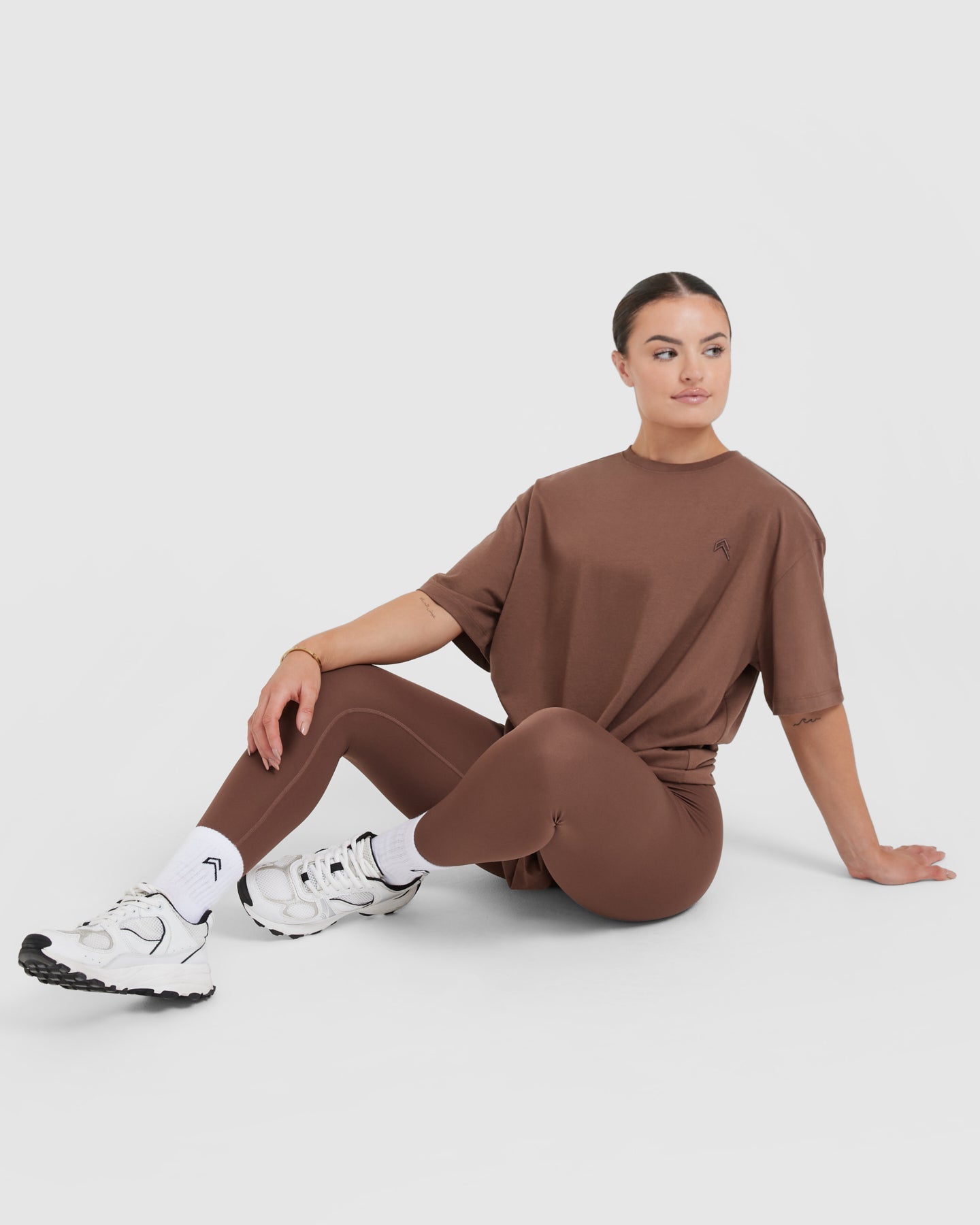 Classic Oversized Lightweight T-Shirt | Chestnut - Image 5