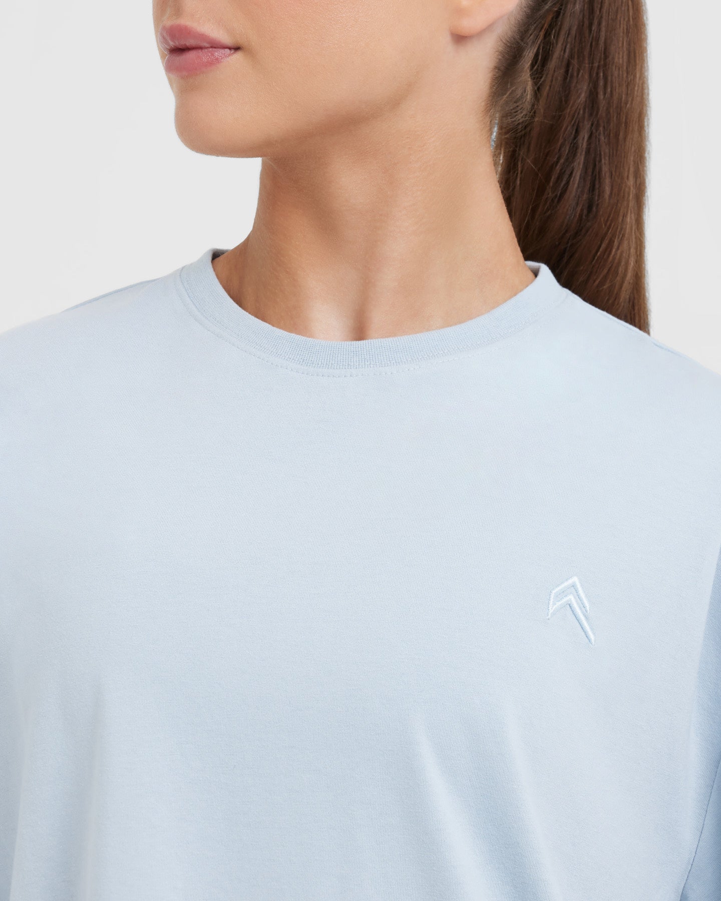Classic Oversized Lightweight T-Shirt | Ice Blue - Image 4