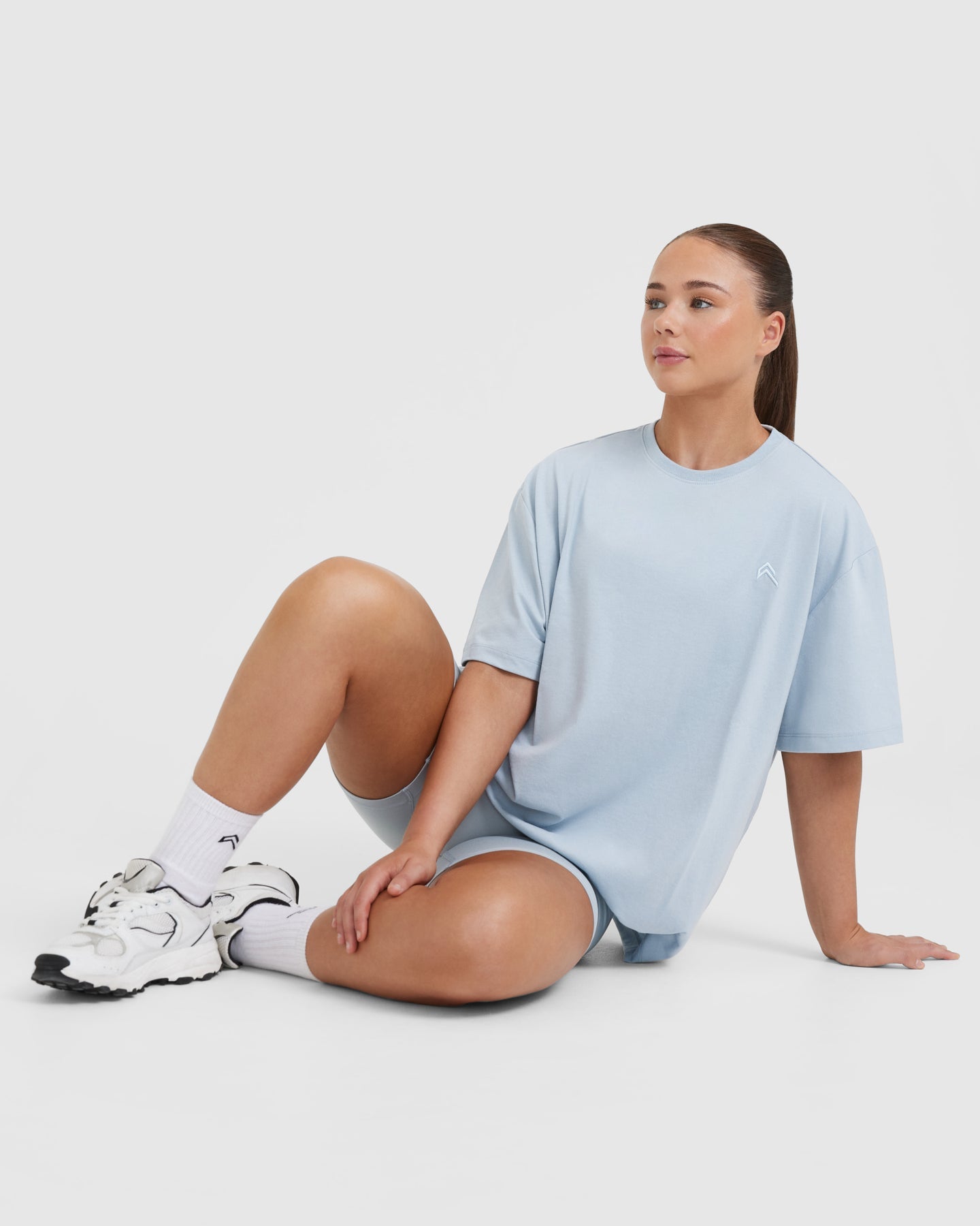 Classic Oversized Lightweight T-Shirt | Ice Blue - Image 5