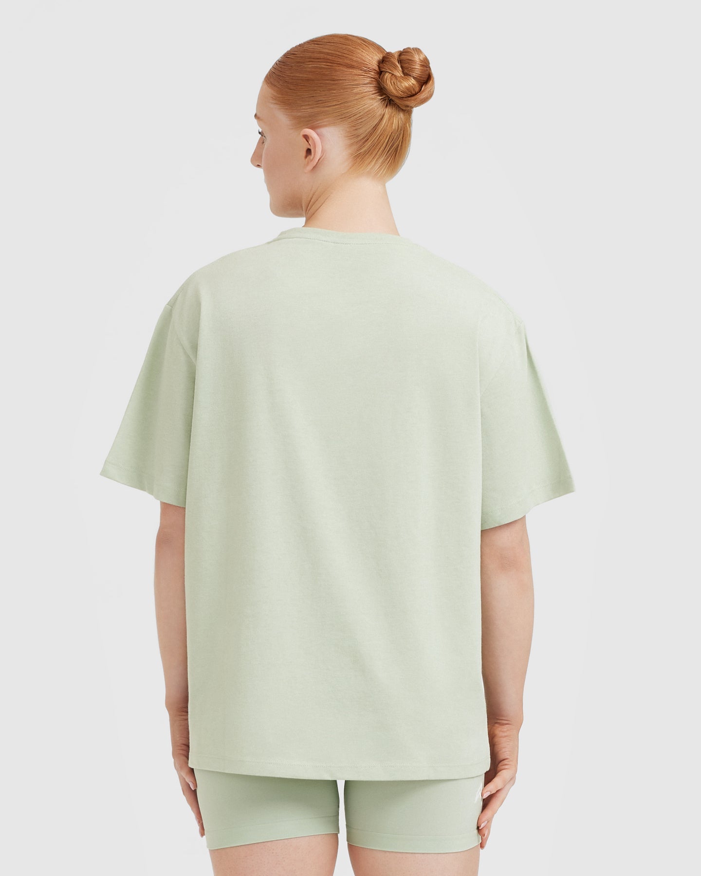 Alternative view of Classic Oversized Lightweight T-Shirt | Tea Green