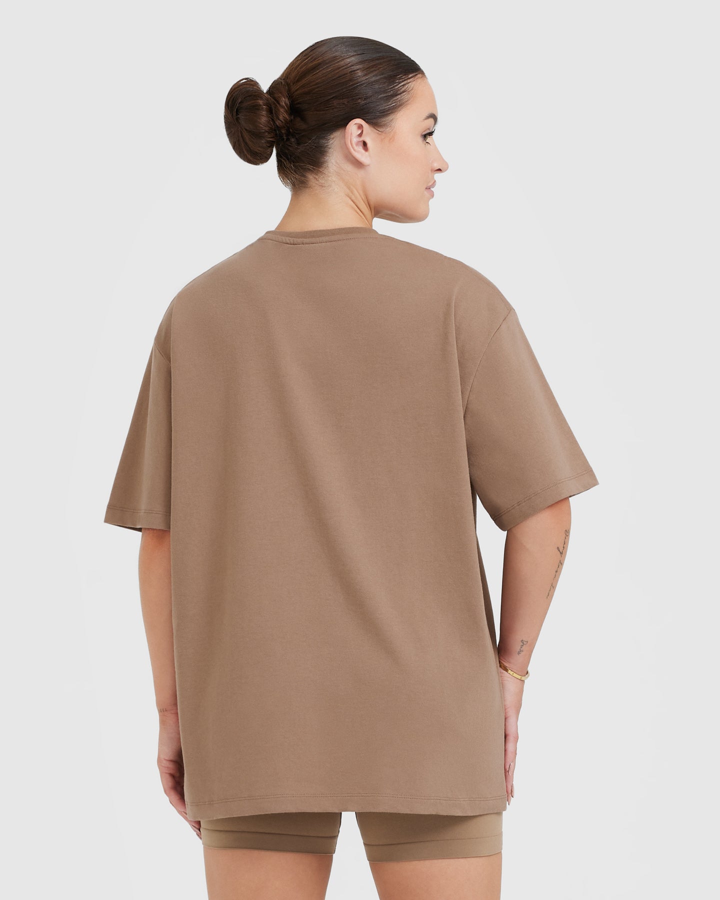 Alternative view of Classic Oversized Lightweight T-Shirt | Walnut