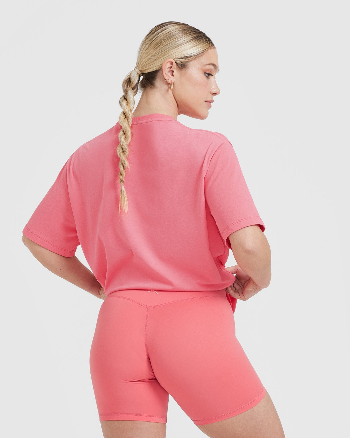 Alternative view of Classic Oversized Lightweight T-Shirt | Washed Amplify Pink