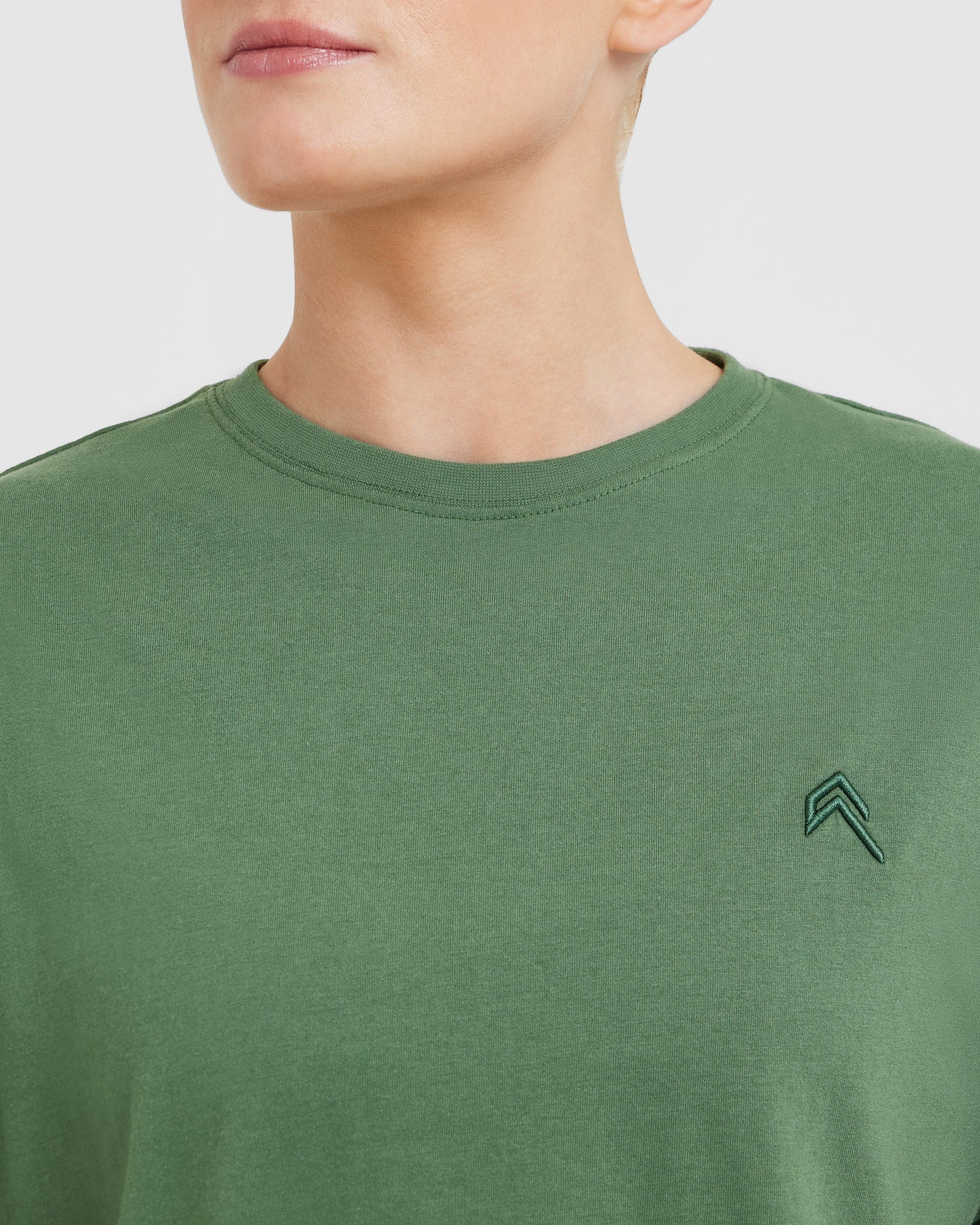 Classic Oversized Lightweight T-Shirt | Forest Green - Image 4