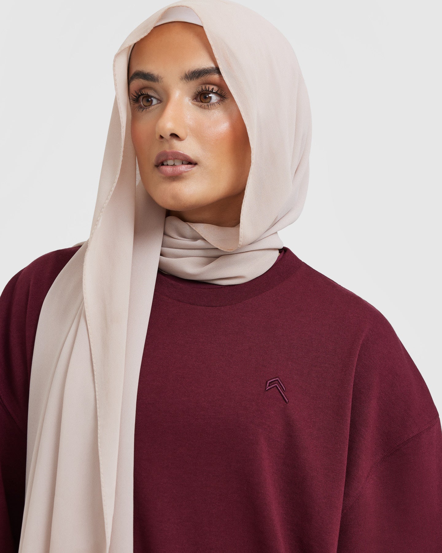 Classic Oversized Longline T-Shirt | Mulled Wine - Image 4