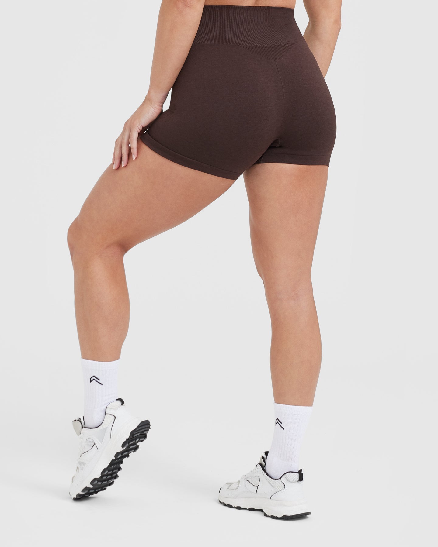 Alternative view of Classic Seamless 2.0 Booty Shorts | 70% Cocoa Marl