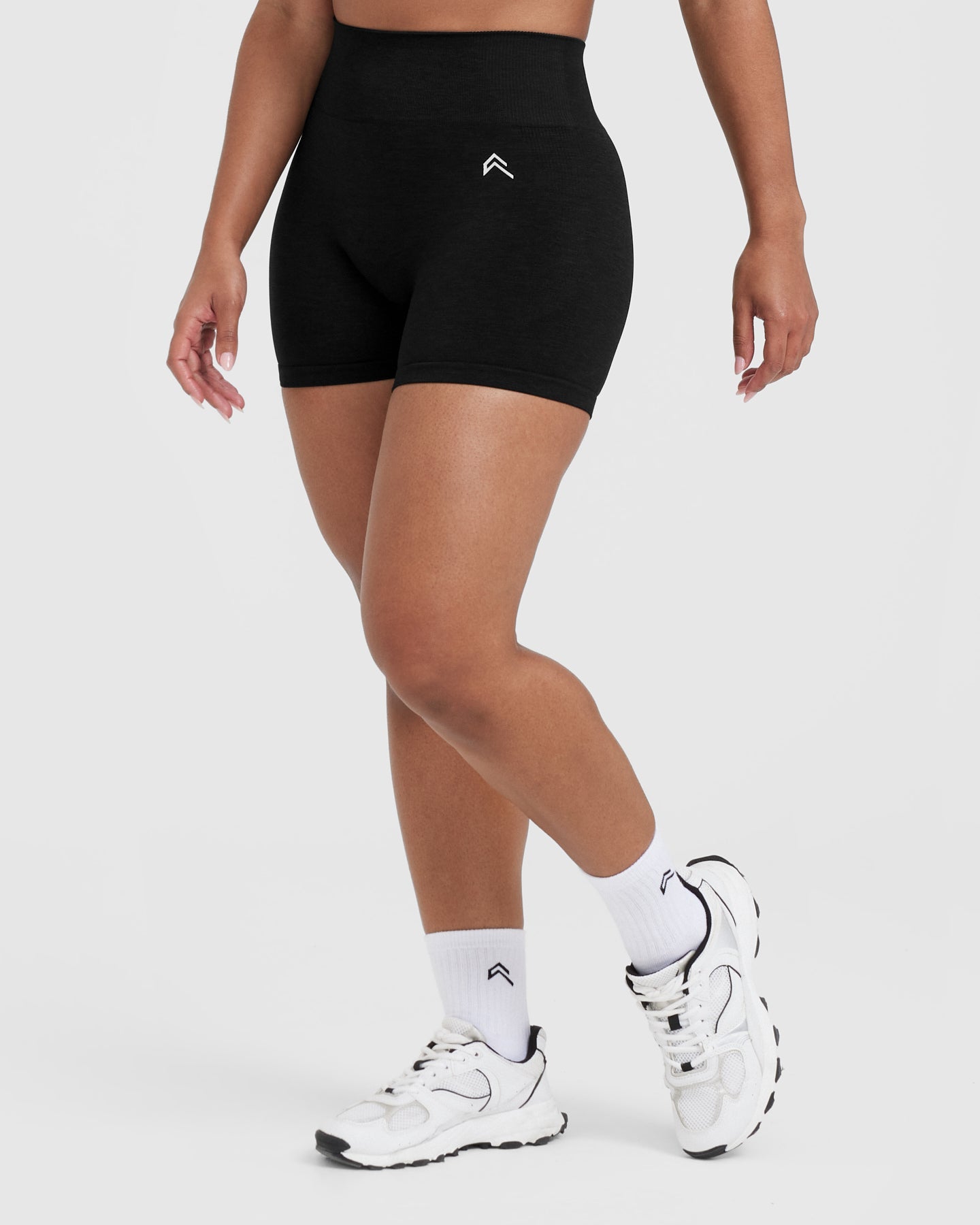 Classic Seamless 2.0 Booty Shorts | Black Marl - Image 3