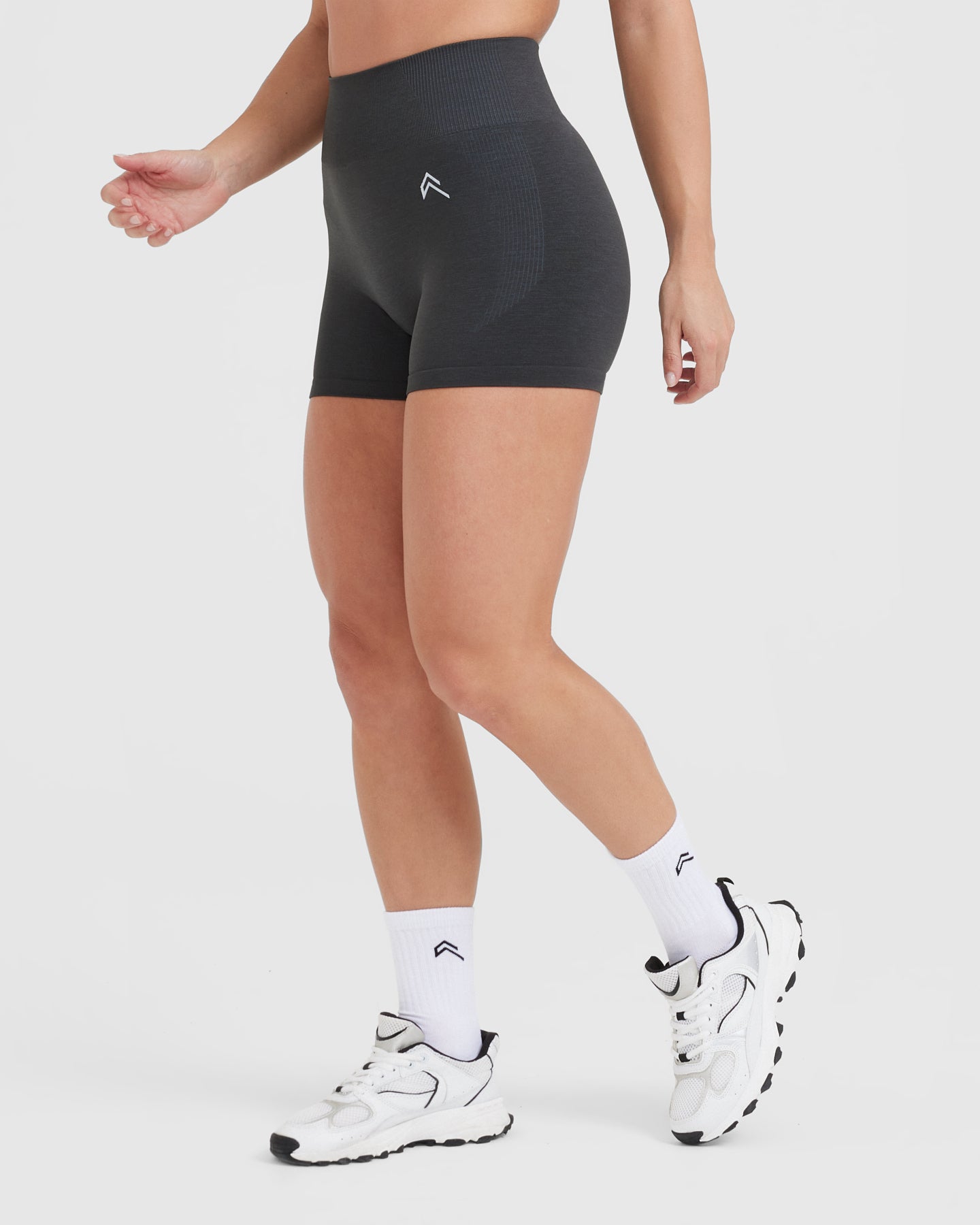 Classic Seamless 2.0 Booty Shorts | Coal Marl - Image 3