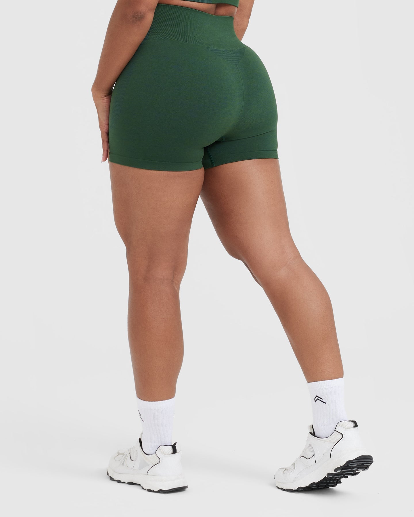 Alternative view of Classic Seamless 2.0 Booty Shorts | Evergreen Marl