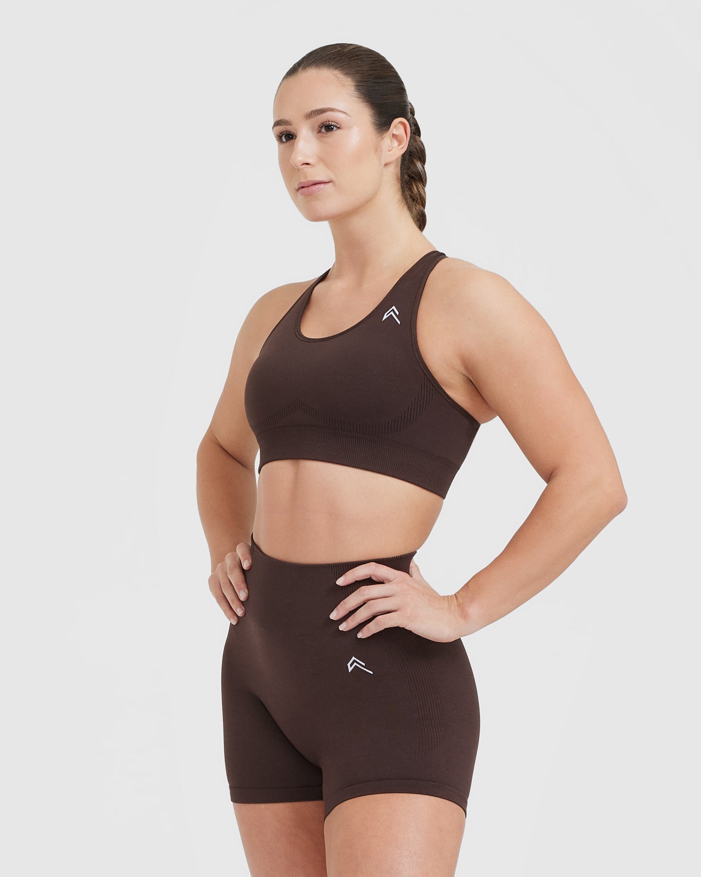 Classic Seamless 2.0 Bralette | 70% Cocoa Marl - Image 3