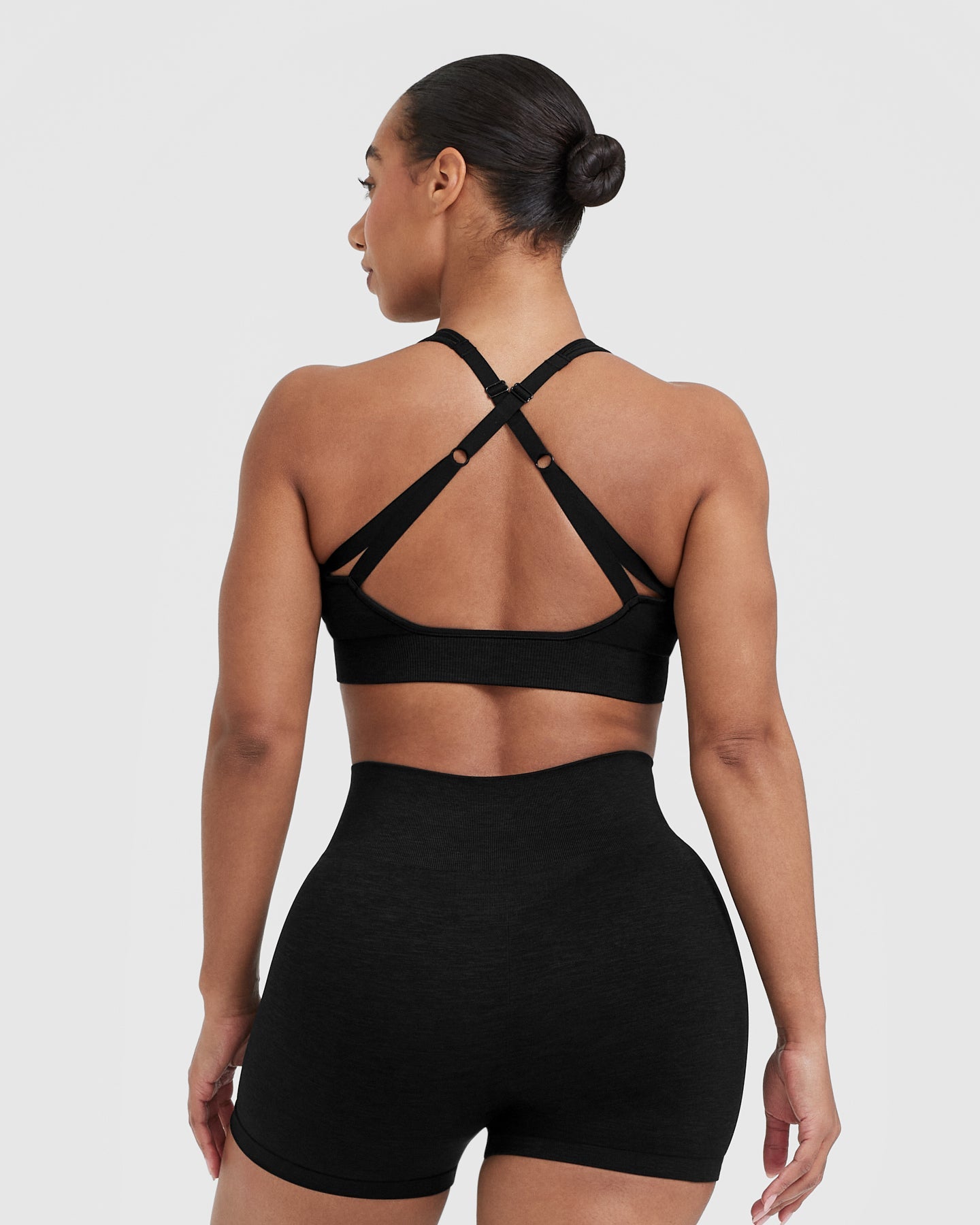 Alternative view of Classic Seamless 2.0 Bralette | Black Marl