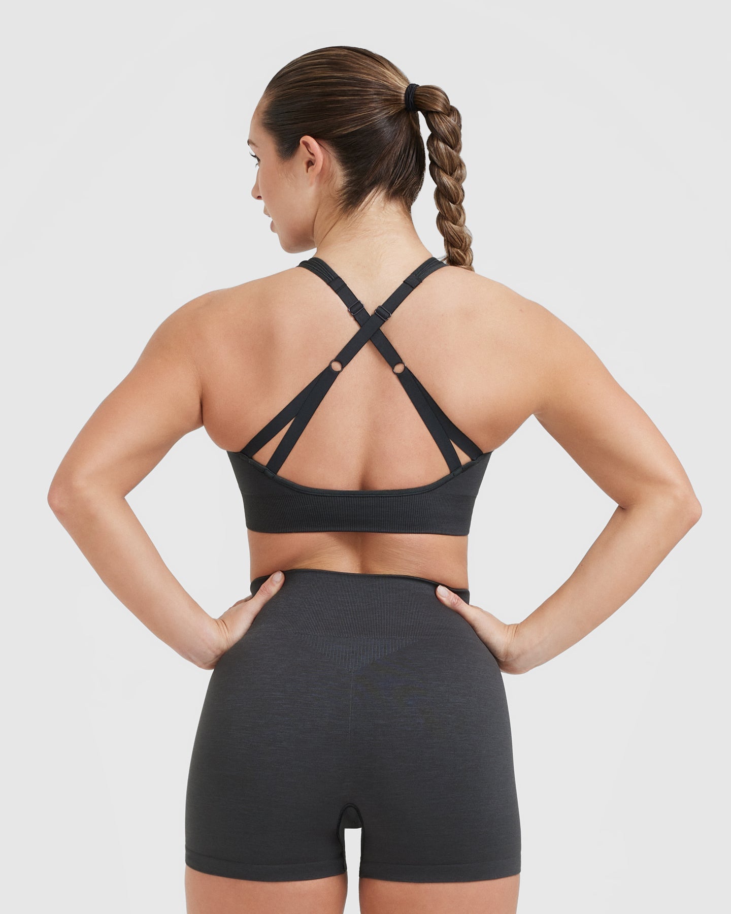 Alternative view of Classic Seamless 2.0 Bralette | Coal Marl
