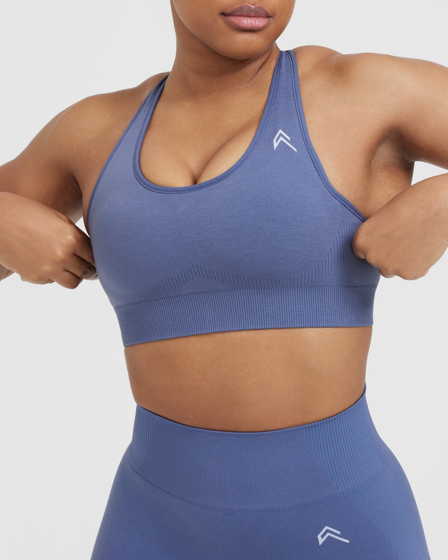 Classic Seamless 2.0 Bralette | Slate Blue Marl - Image 4