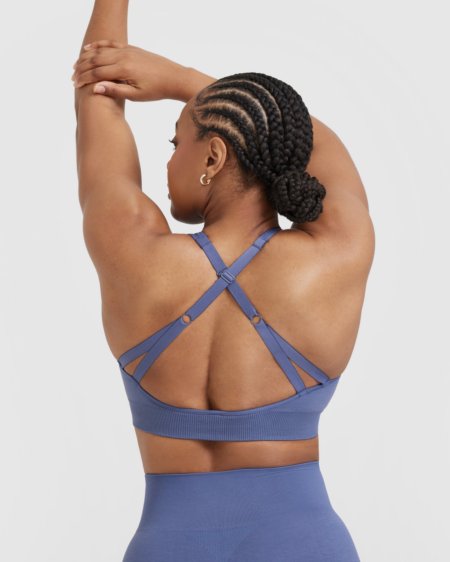 Classic Seamless 2.0 Bralette | Slate Blue Marl - Image 5