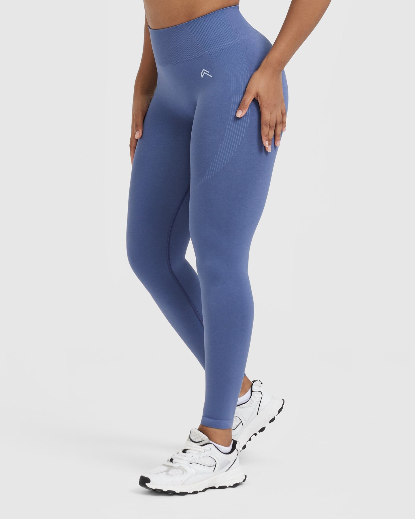 Classic Seamless 2.0 Leggings | Slate Blue Marl - Image 3