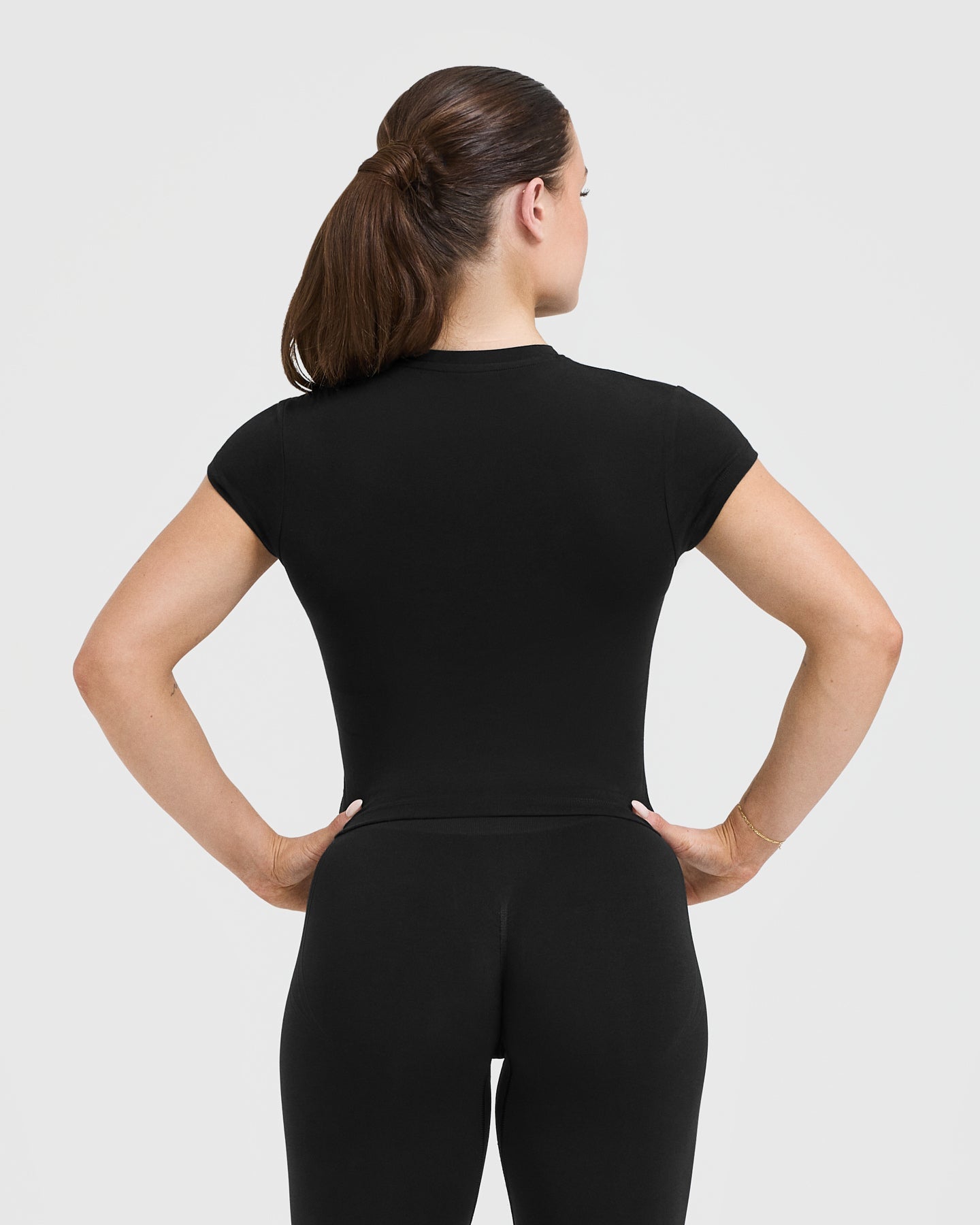 Alternative view of Cotton Icon Baby T-Shirt | Black