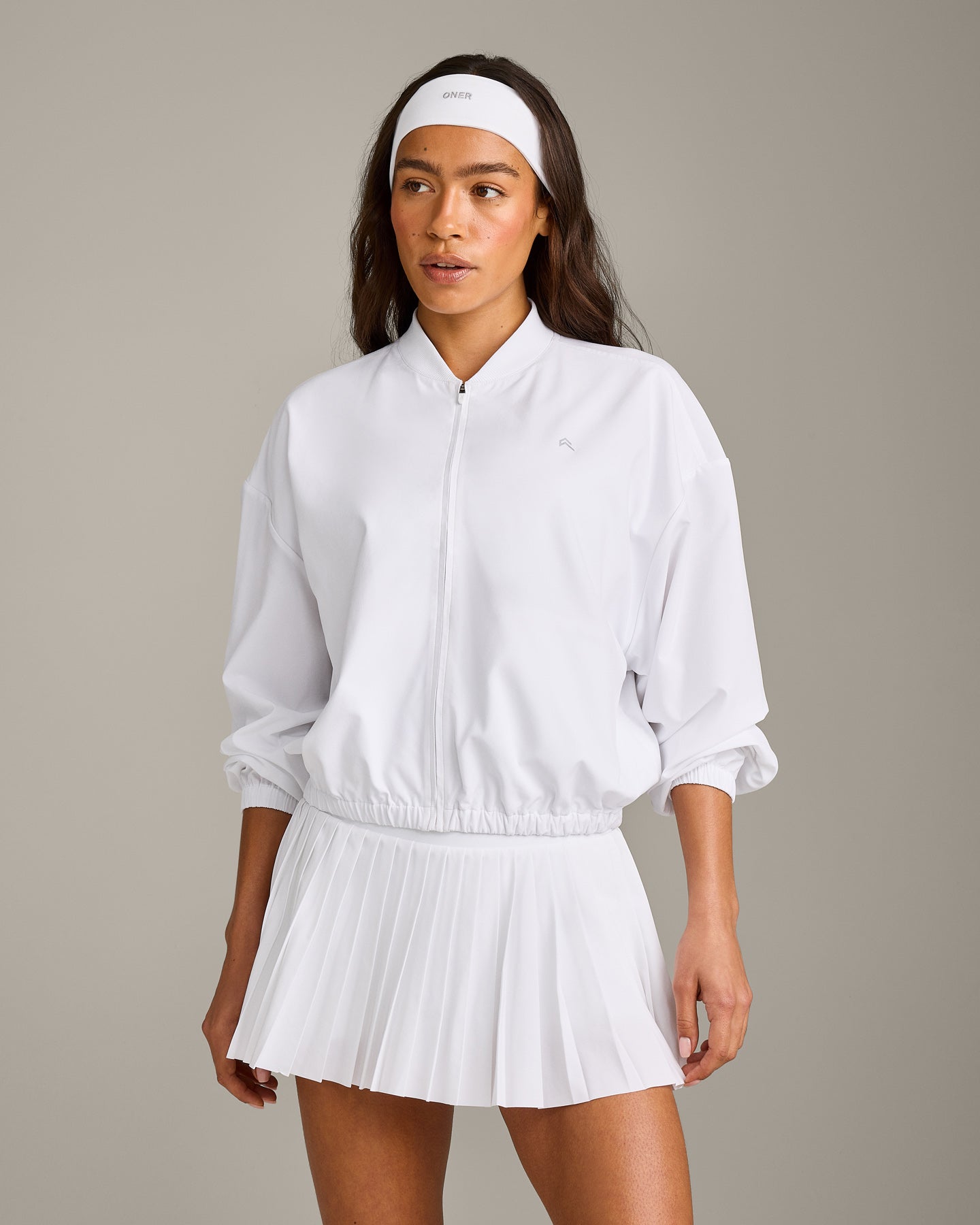 AirMove Mid Bomber Jacket | White