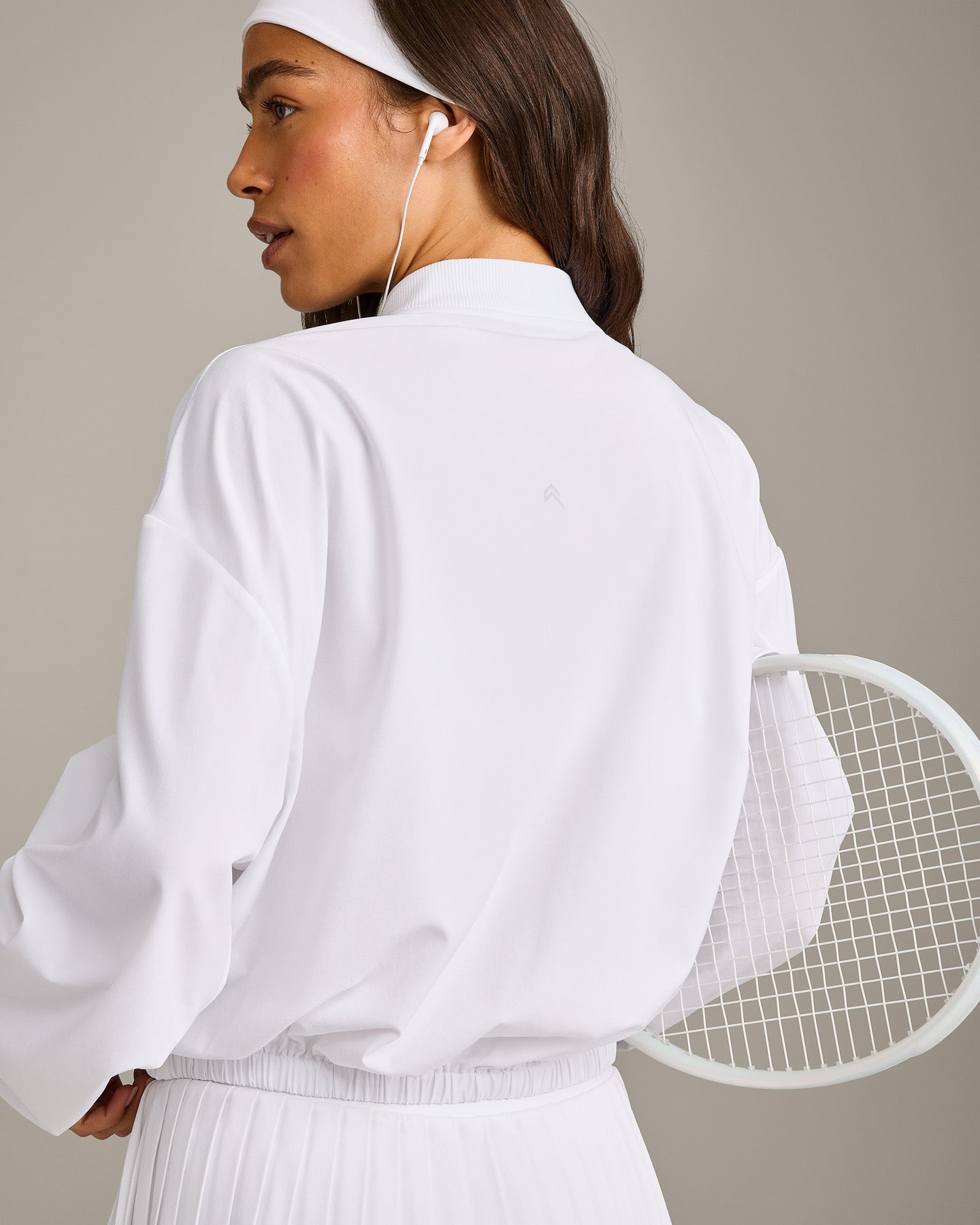 AirMove Mid Bomber Jacket | White - Image 5