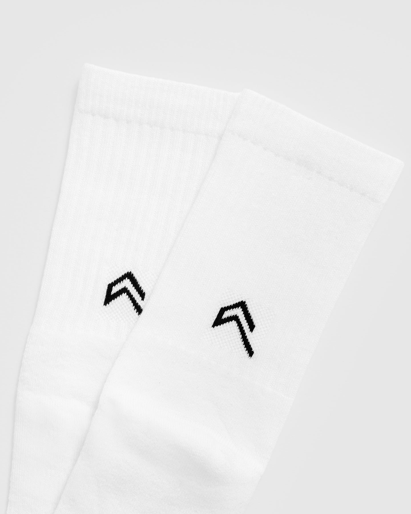 Crew Socks 1 Pack | White/Black - Image 4
