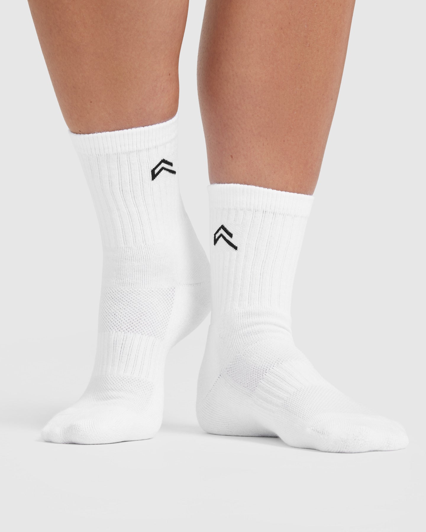 Alternative view of Crew Socks 3 Pack | Grey/White/Black