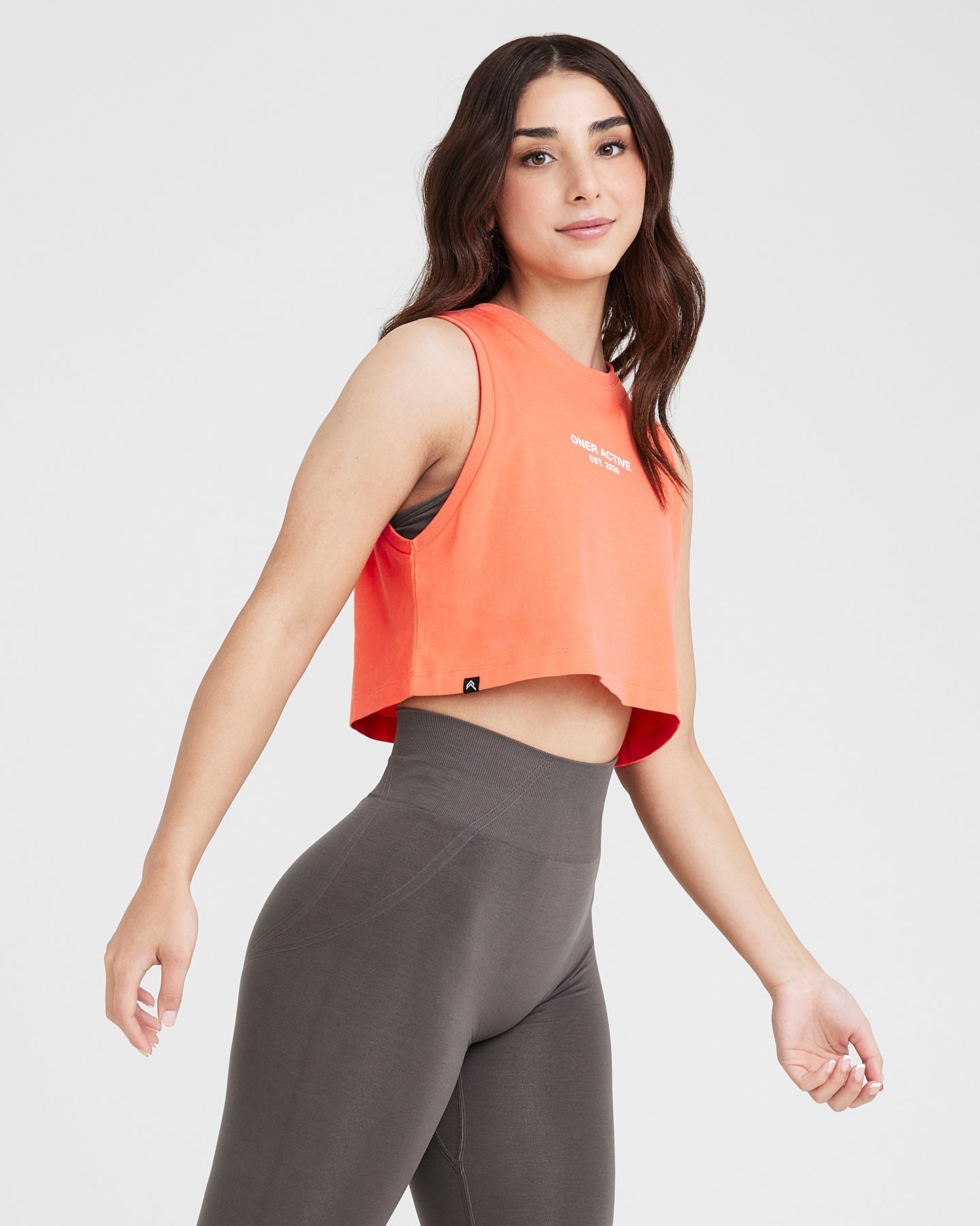 Graphic Jersey Tank | Washed Peach Blossom - Image 3