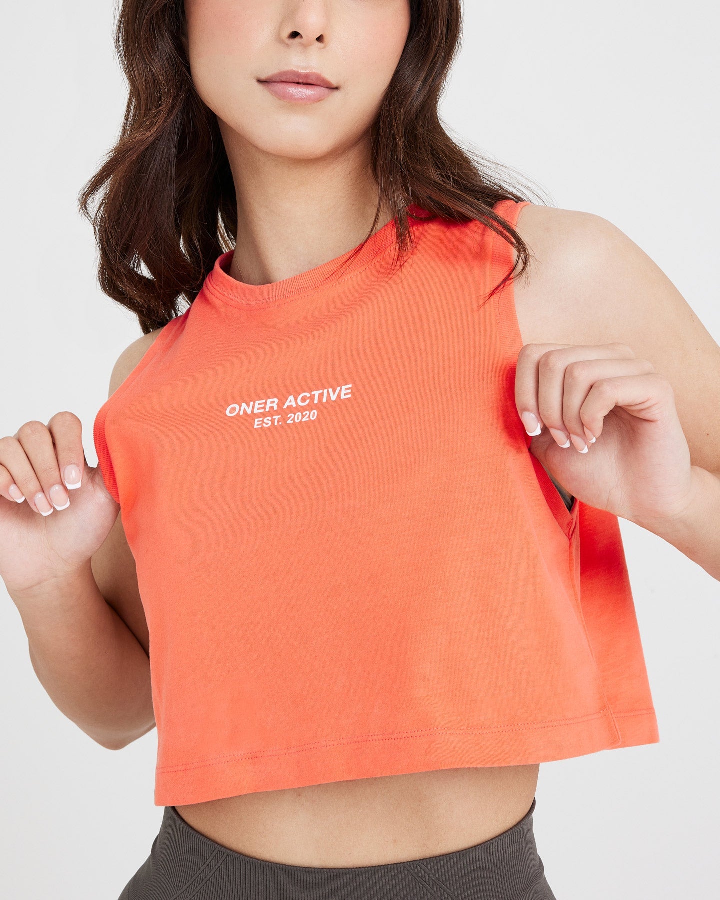 Graphic Jersey Tank | Washed Peach Blossom - Image 4