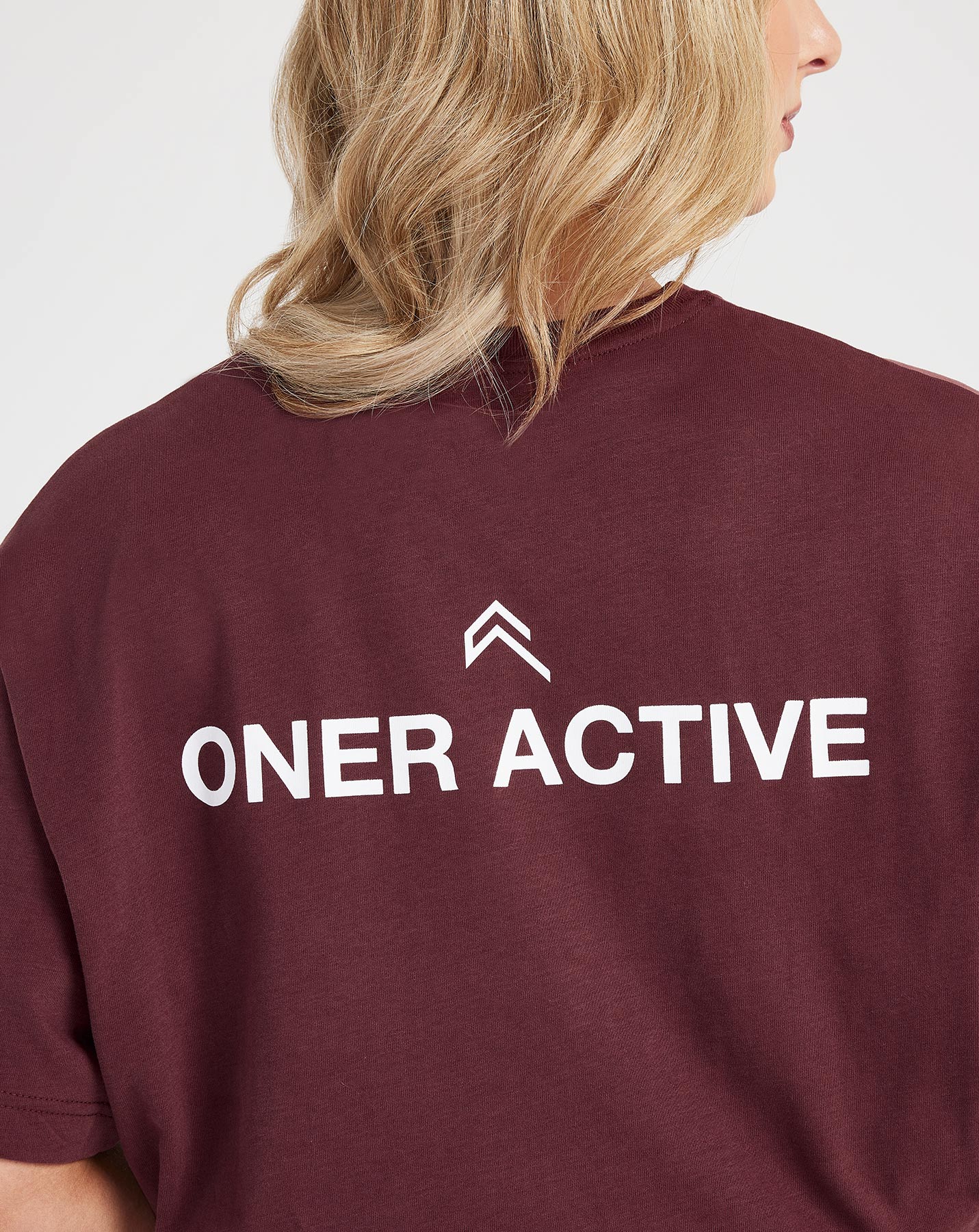 Graphic Oversized Short Sleeve Tee | Washed Rosewood - Image 5