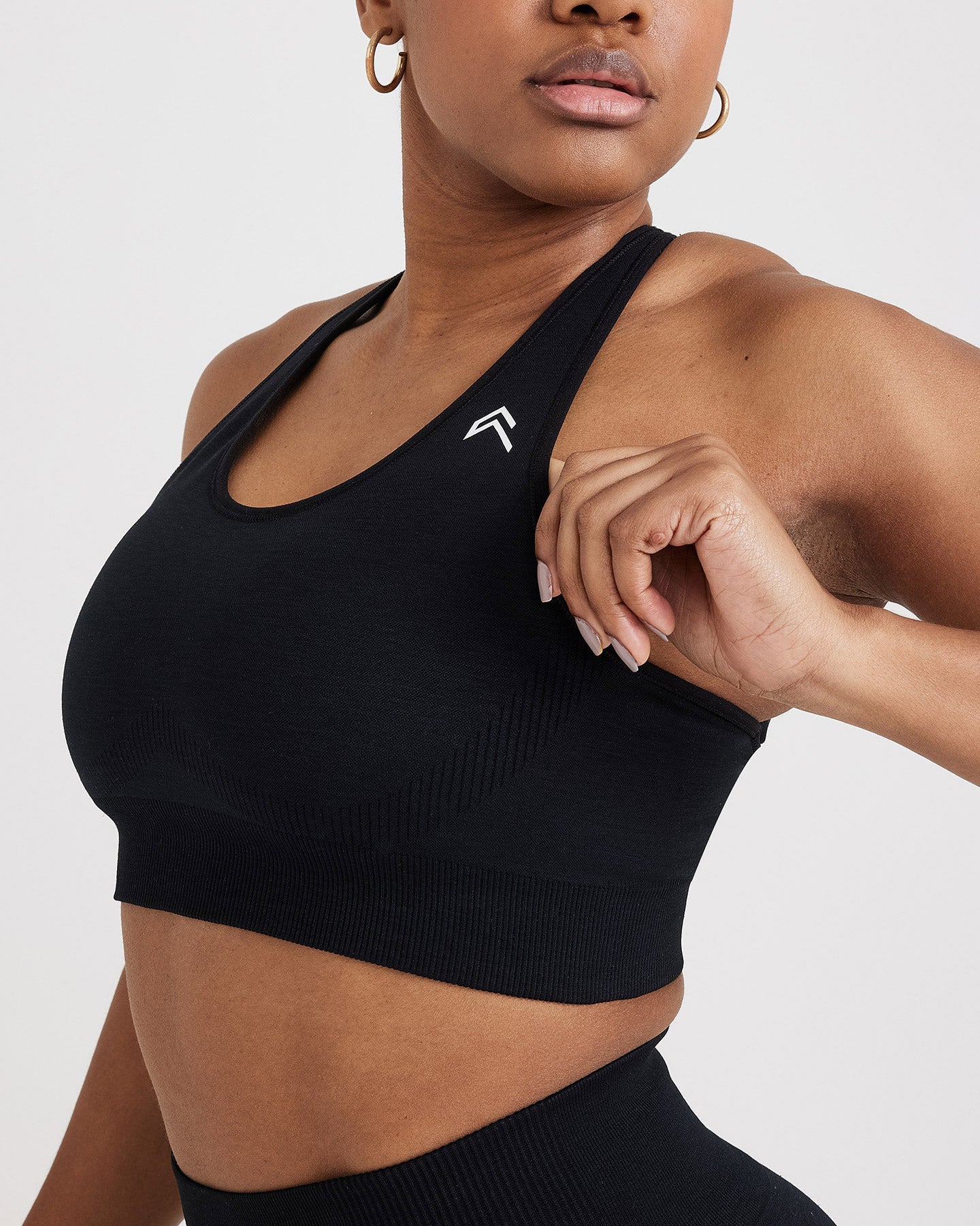 Classic Seamless 2.0 Bralette | Black Marl - Image 3