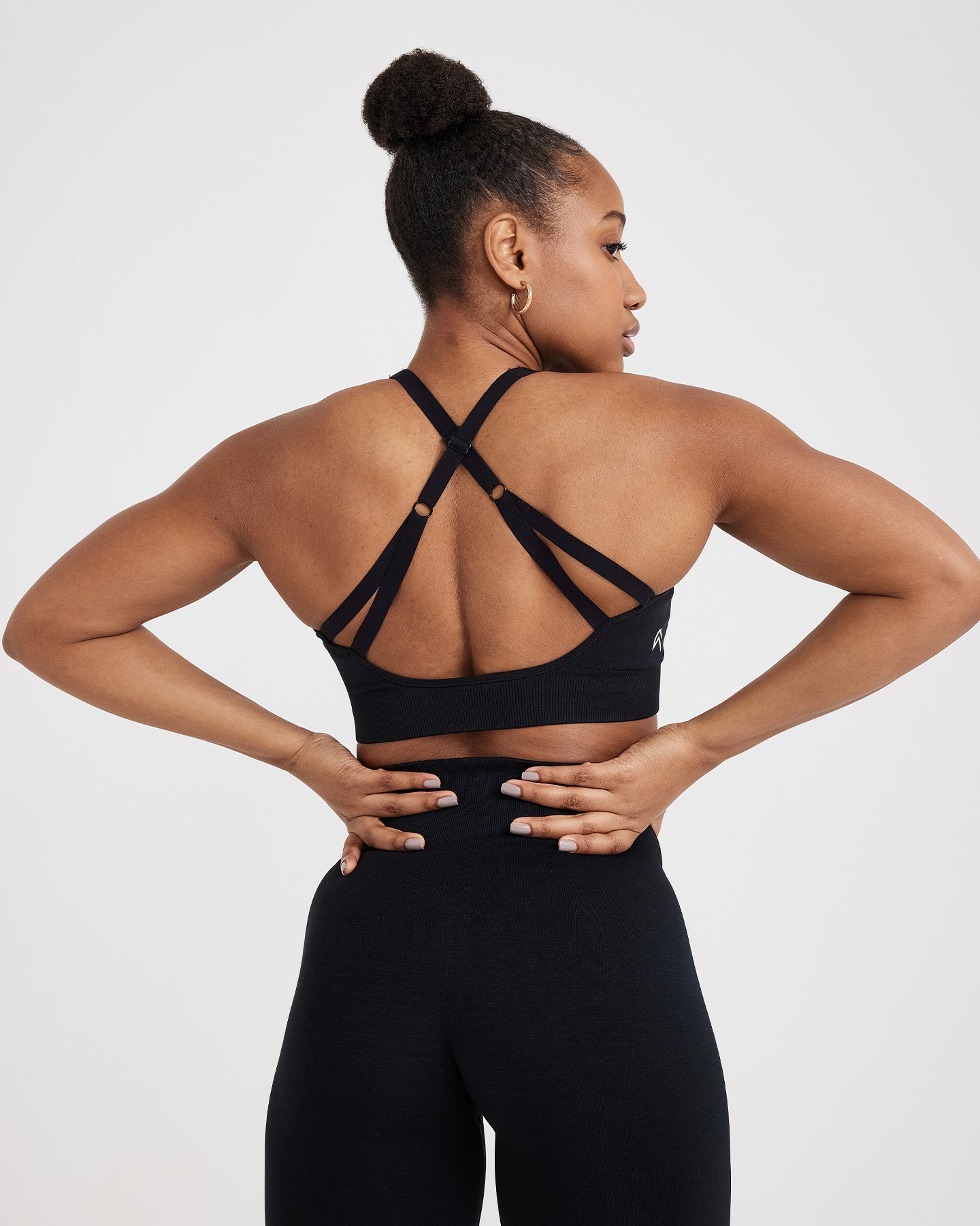 Classic Seamless 2.0 Bralette | Black Marl - Image 4