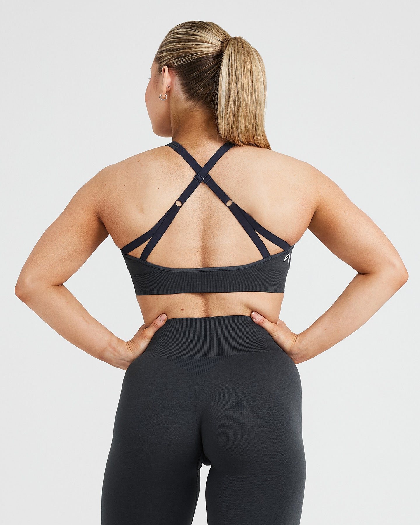 Alternative view of Classic Seamless 2.0 Bralette | Coal Marl