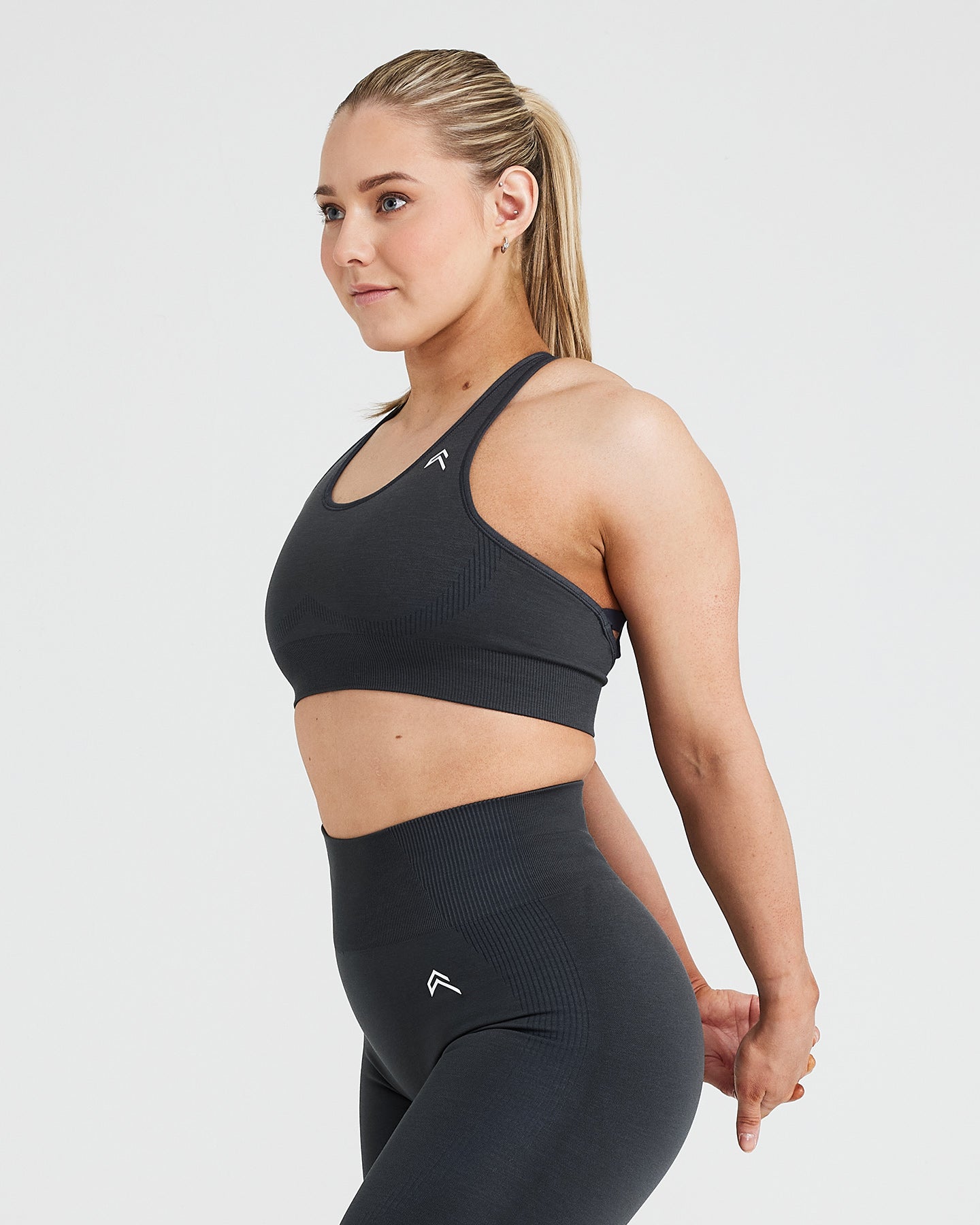 Classic Seamless 2.0 Bralette | Coal Marl - Image 3