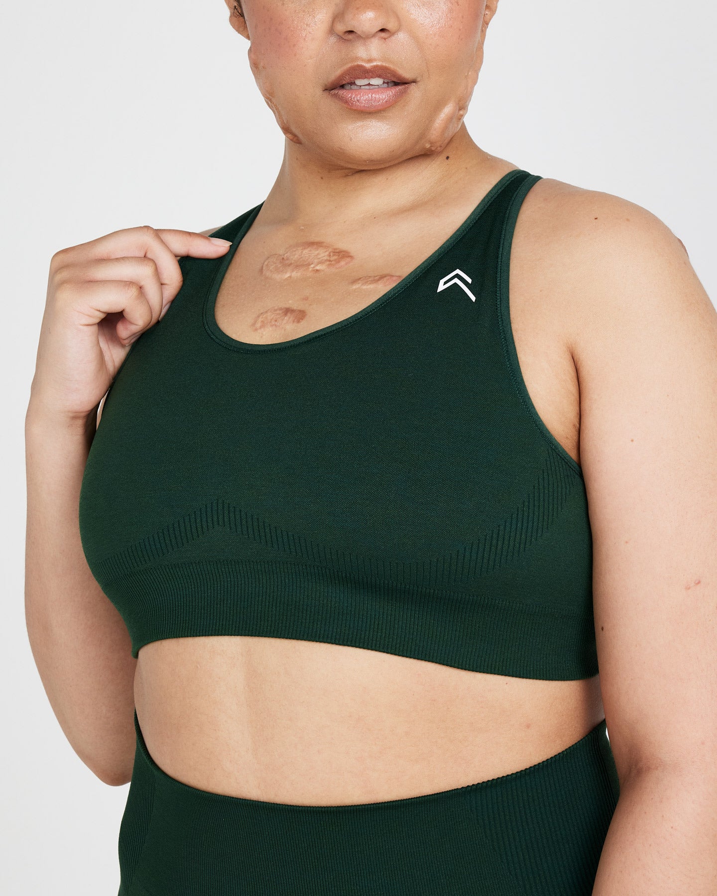 Classic Seamless 2.0 Bralette | Evergreen Marl - Image 4