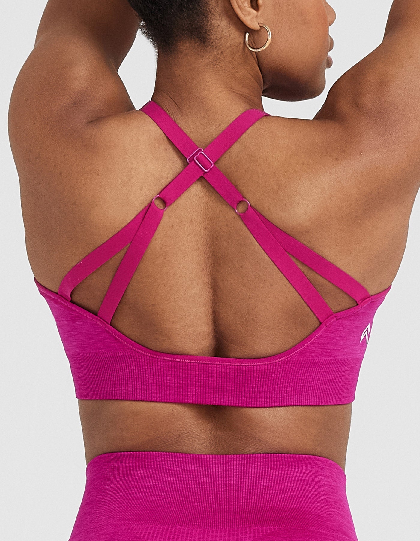 Classic Seamless 2.0 Bralette | Fuchsia Marl - Image 5