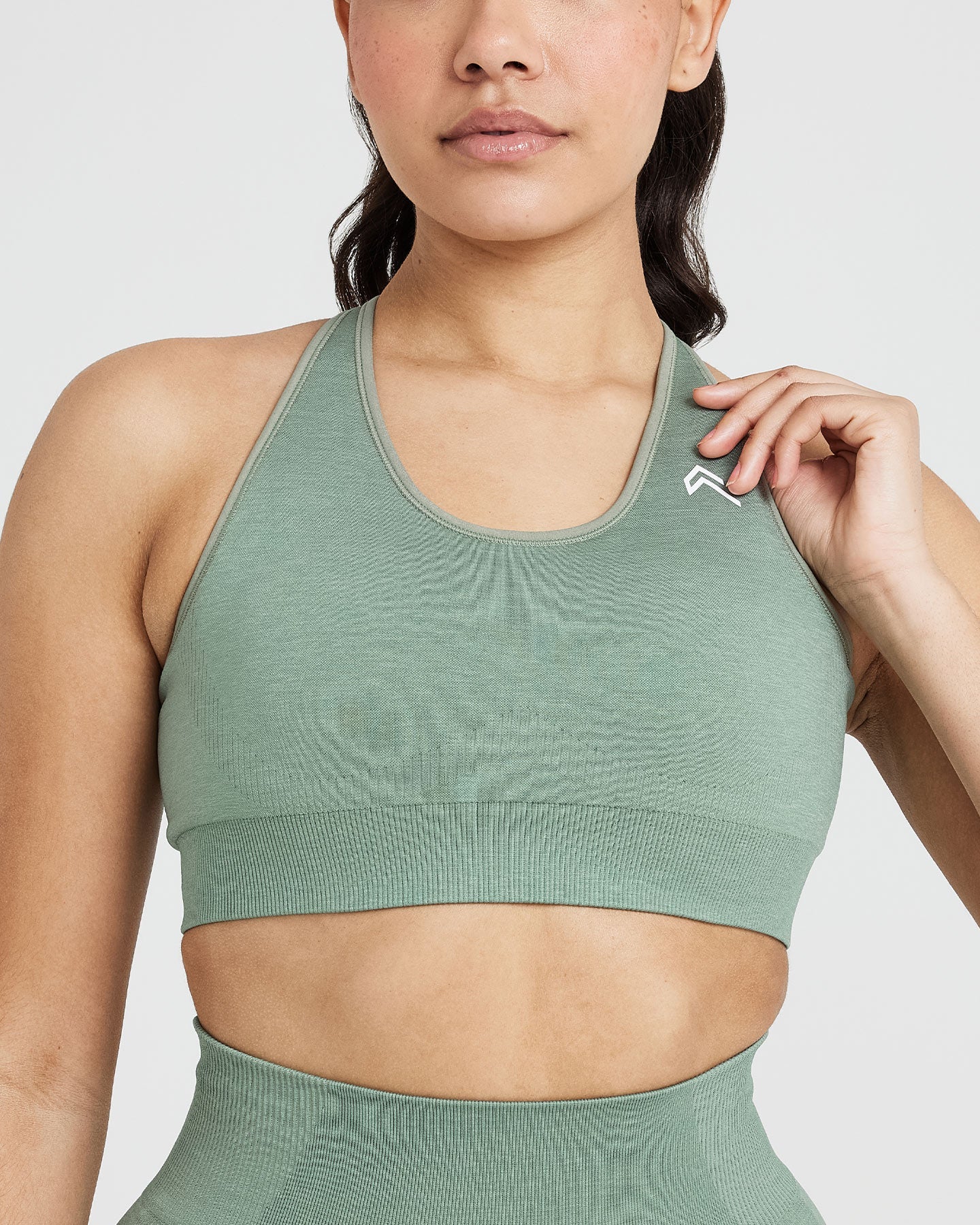 Classic Seamless 2.0 Bralette | Sage Marl - Image 4