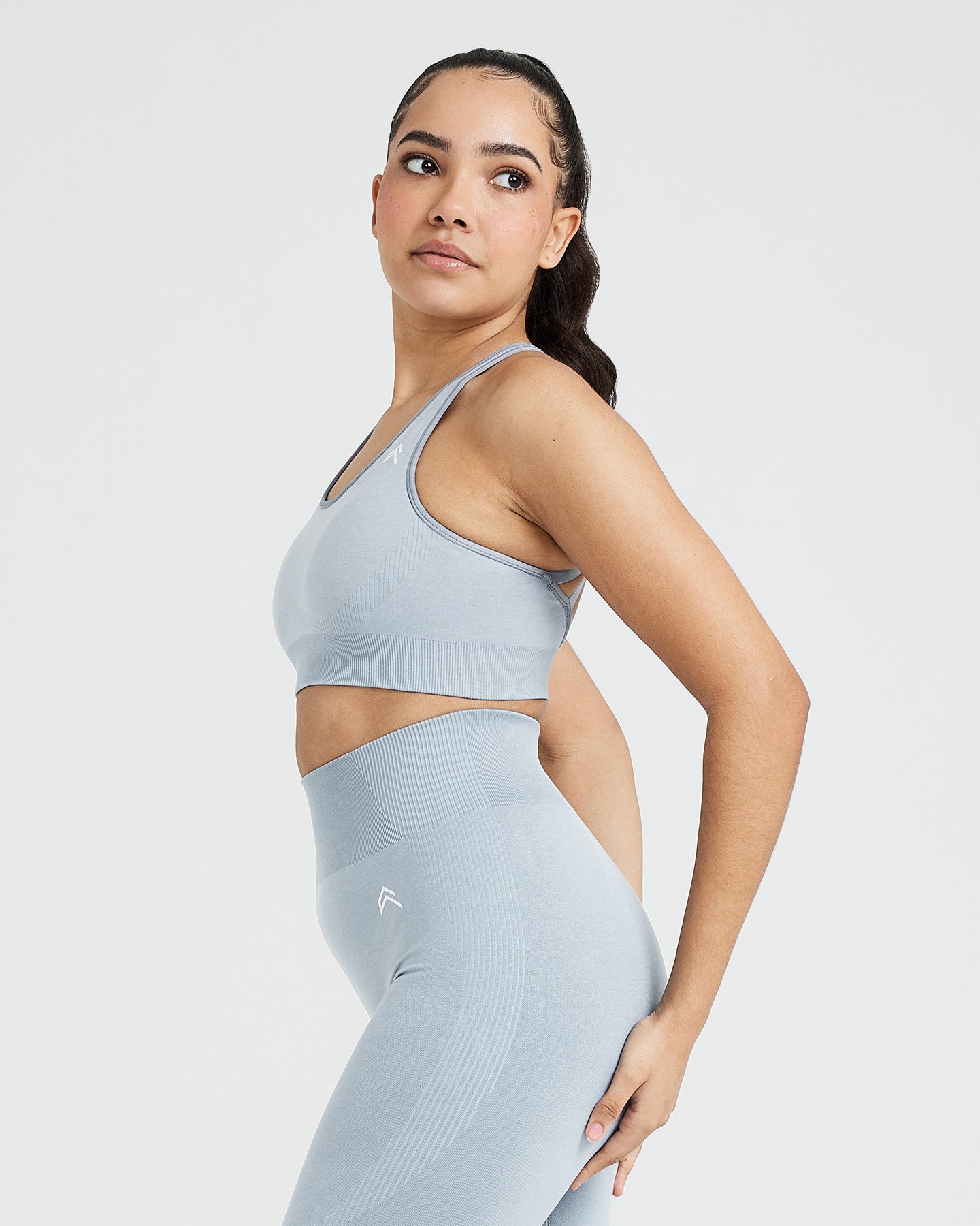 Classic Seamless 2.0 Bralette | Smoke Grey Marl - Image 3